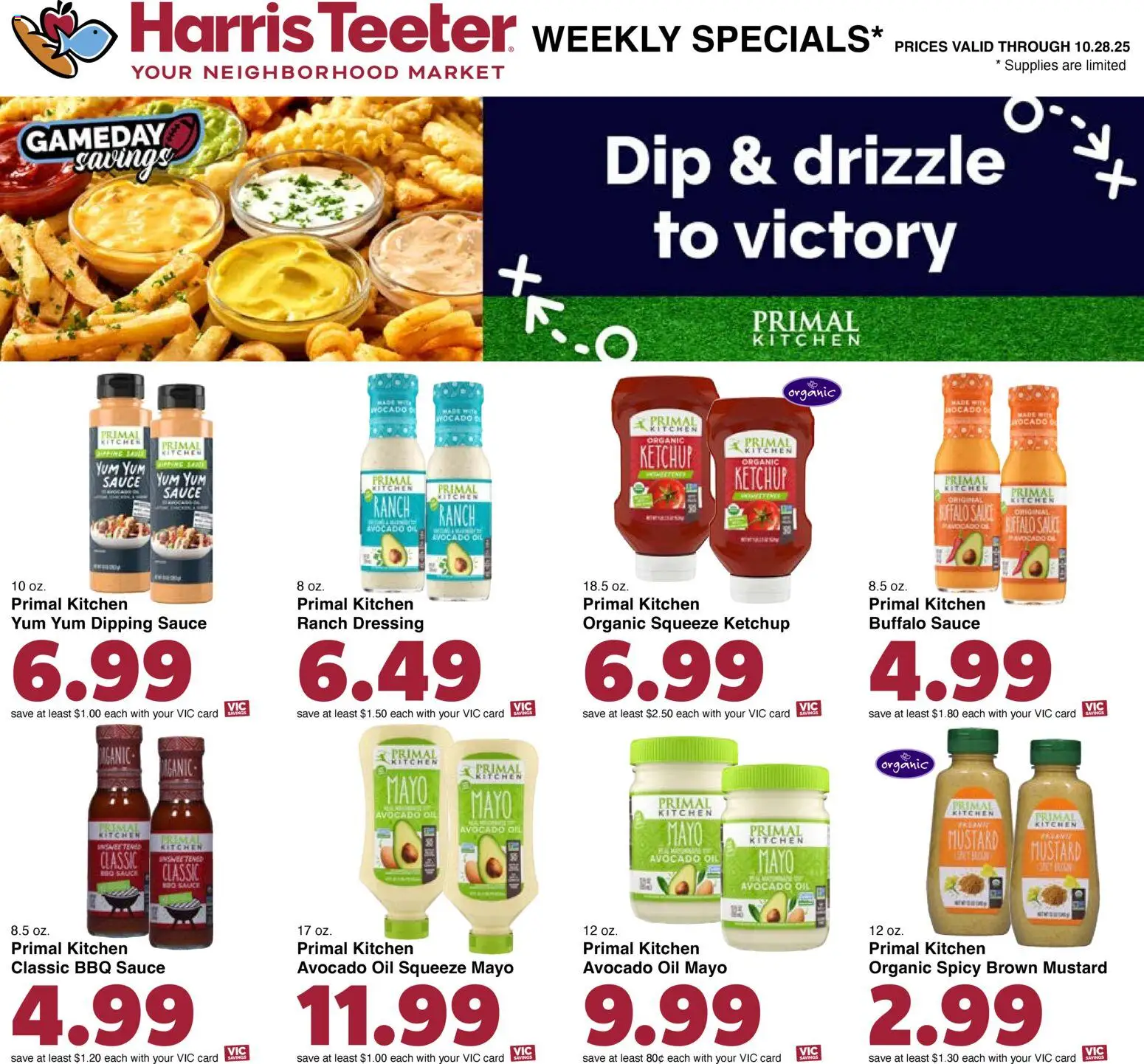Harris Teeter Weekly Ad - SC - valid from 22.10.2025 | Page: 14 | Products: Oil, Ketchup, Avocado, Sauce