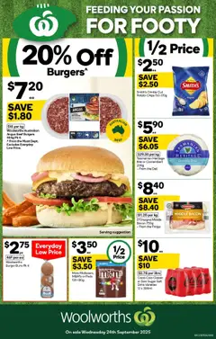Preview of Weekly catalogue Woolworths WA 24/09  - valid from 24.09.2025
