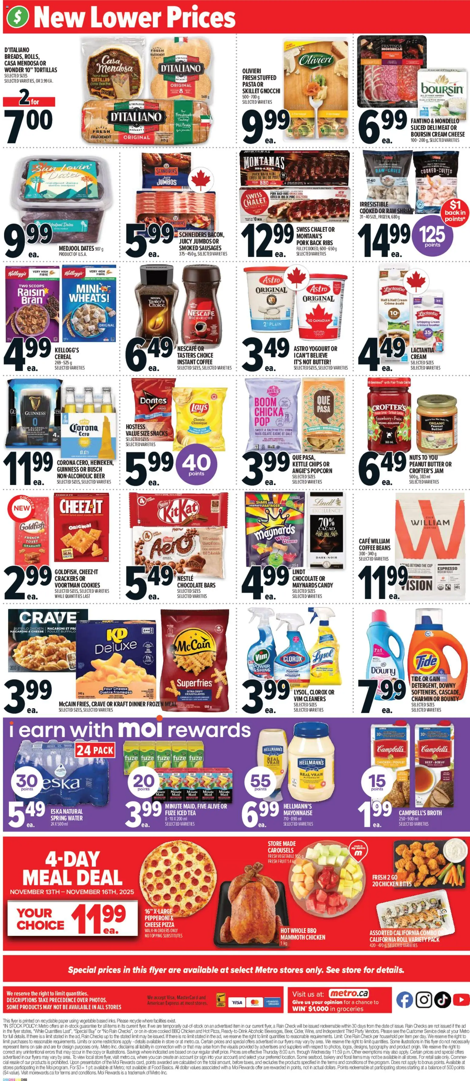 Metro flyer valid from 13.11.2025 | Page: 4 | Products: Nuts, Cream, Cookies, Coffee