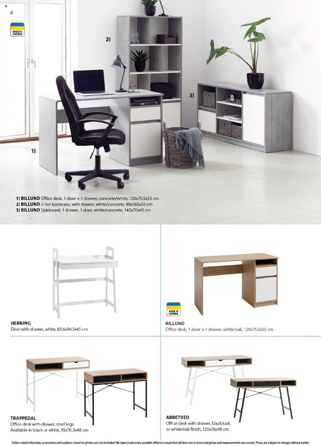 JYSK flyer valid from 14.08.2025 | Page: 6 | Products: Office desk