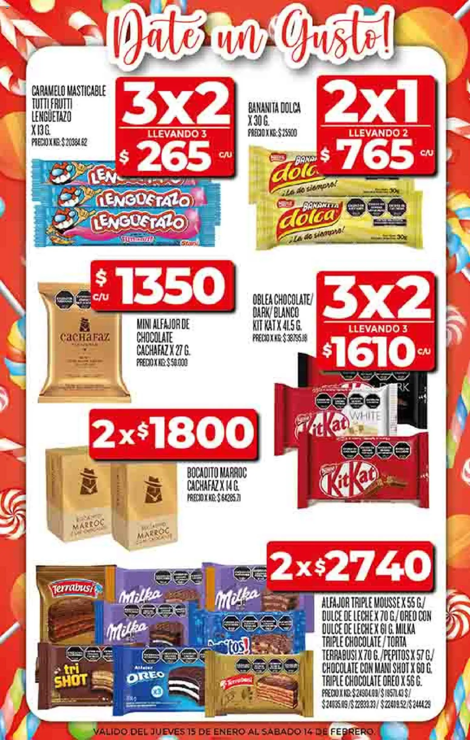 Supermercado DIA Ofertas │ válido desde el 21.01.2026 | Página: 18 | Productos: Dulce de leche, Mousse, Torta, Alfajor