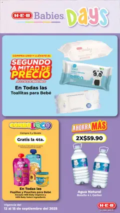 Nuevas ofertas de H-E-B válidas en toda la República Mexicana desde el 12.09.2025. ¡Encuentra las mejores ofertas en H-E-B - Folleto! | Página: 12