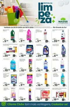 Master - Ofertas Voltas às Aulas - Pré-Visualização do folheto da loja Master, válido de 02.01.2026 | Página: 2 | Produtos: Cloro, Alvejante, Papel higiênico, Desinfetante