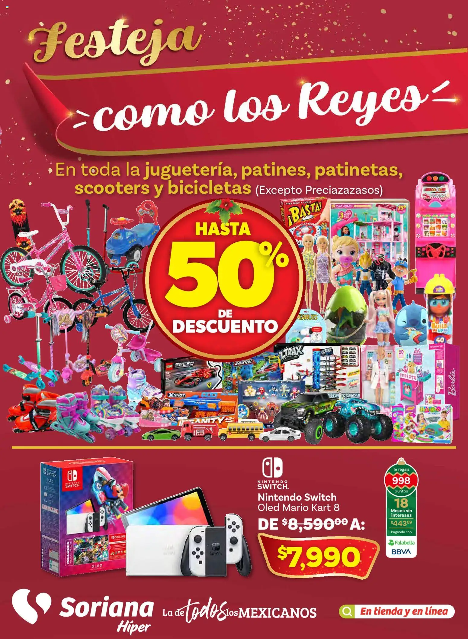 Nuevas ofertas de Soriana válidas en toda la República Mexicana desde el 02.01.2026. ¡Encuentra las mejores ofertas en Soriana - Festeja como los Reyes Híper Nacional! | Página: 1 | Productos: Té