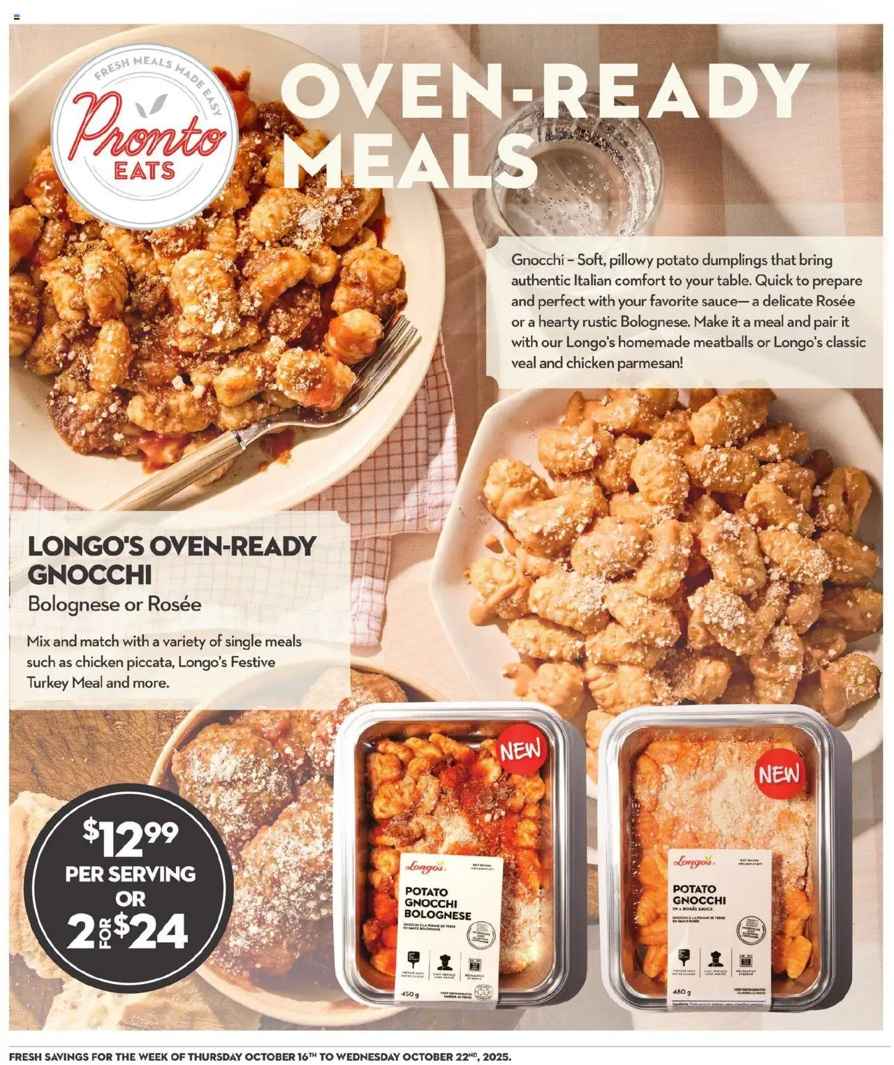 Longo's flyer valid from 16.10.2025 | Page: 14 | Products: Turkey, Chicken
