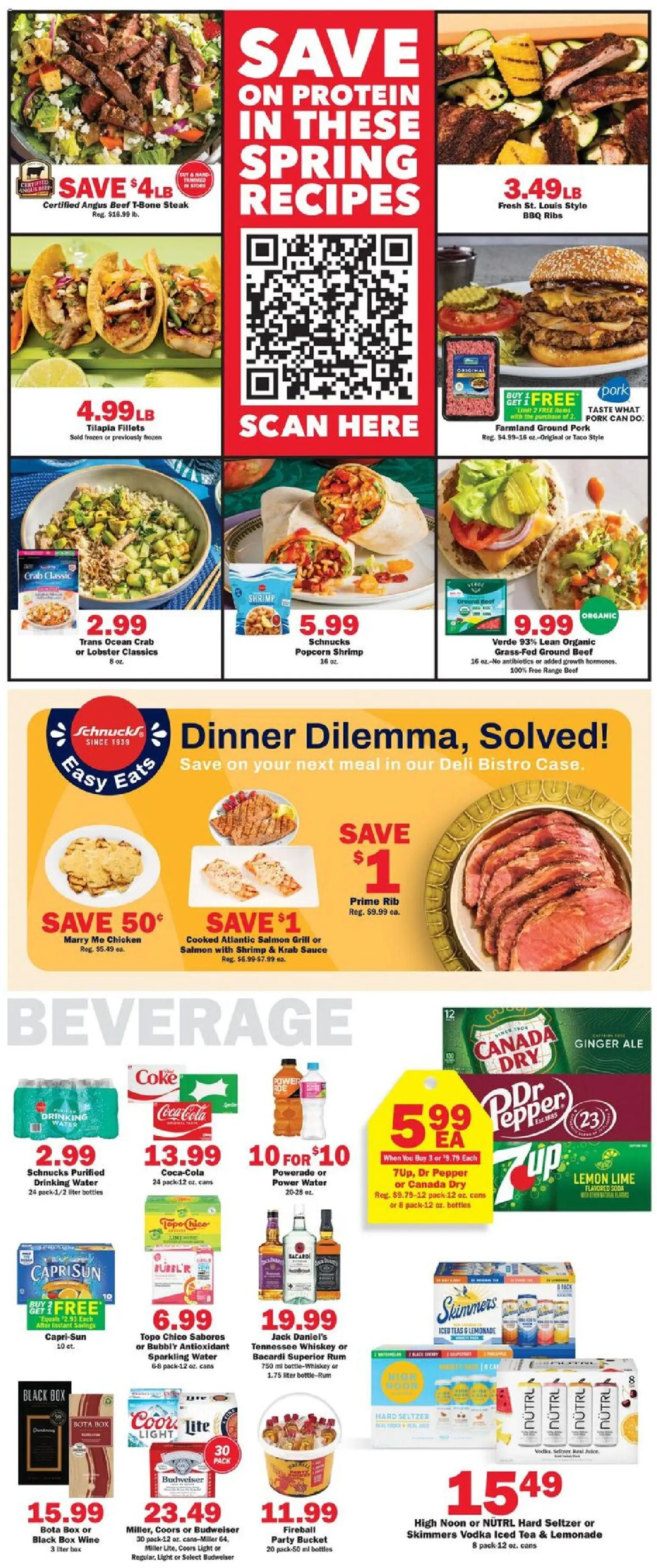 Schnucks Weekly Print Ad - IL - valid from 15.04.2026 | Page: 3 | Products: Ginger, Beef, Water, Lemon