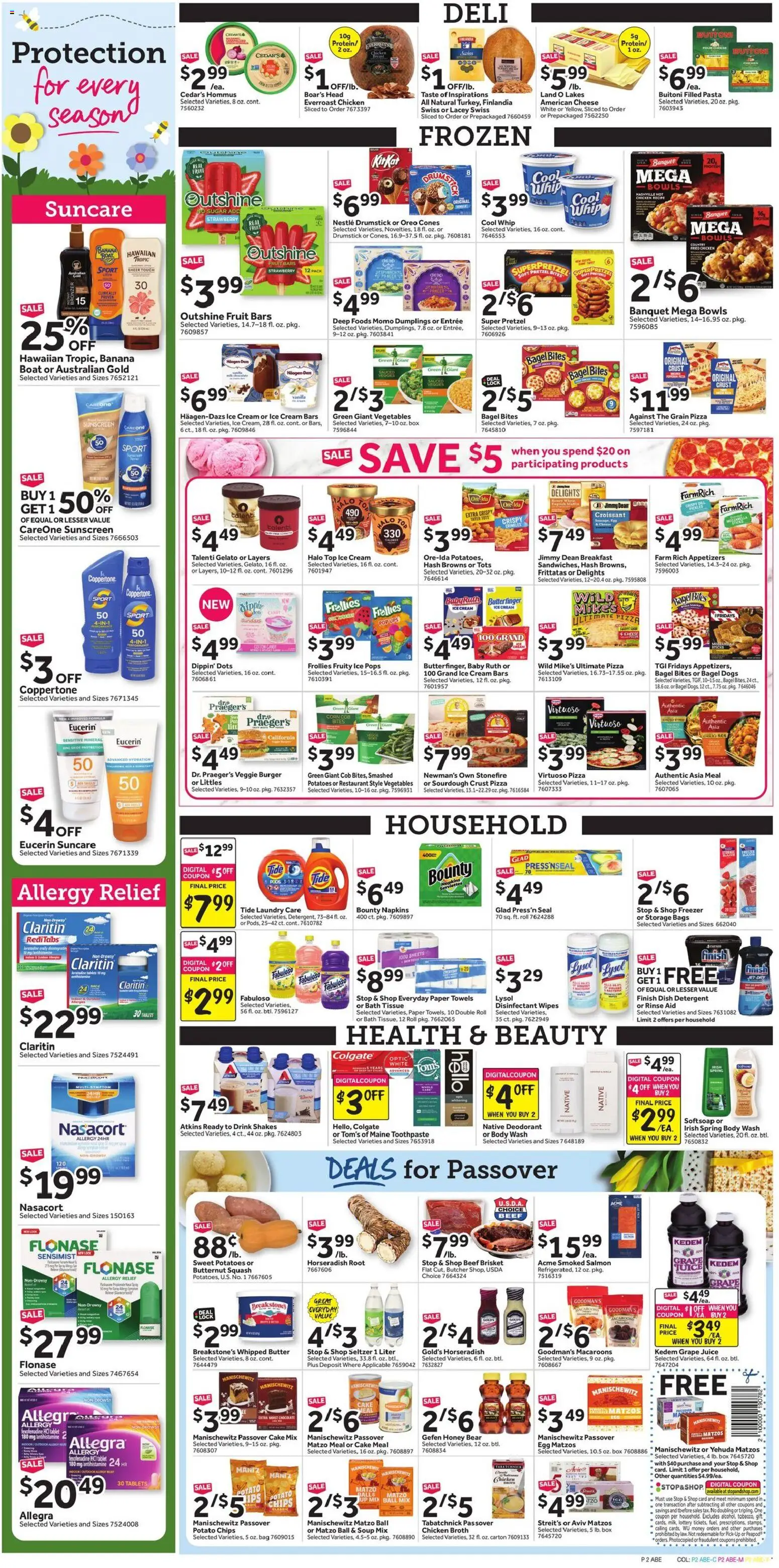Stop & Shop Weekly Ad - valid from 13.03.2026 | Page: 3 | Products: Chocolate, Deodorant, Tablet, Freezer