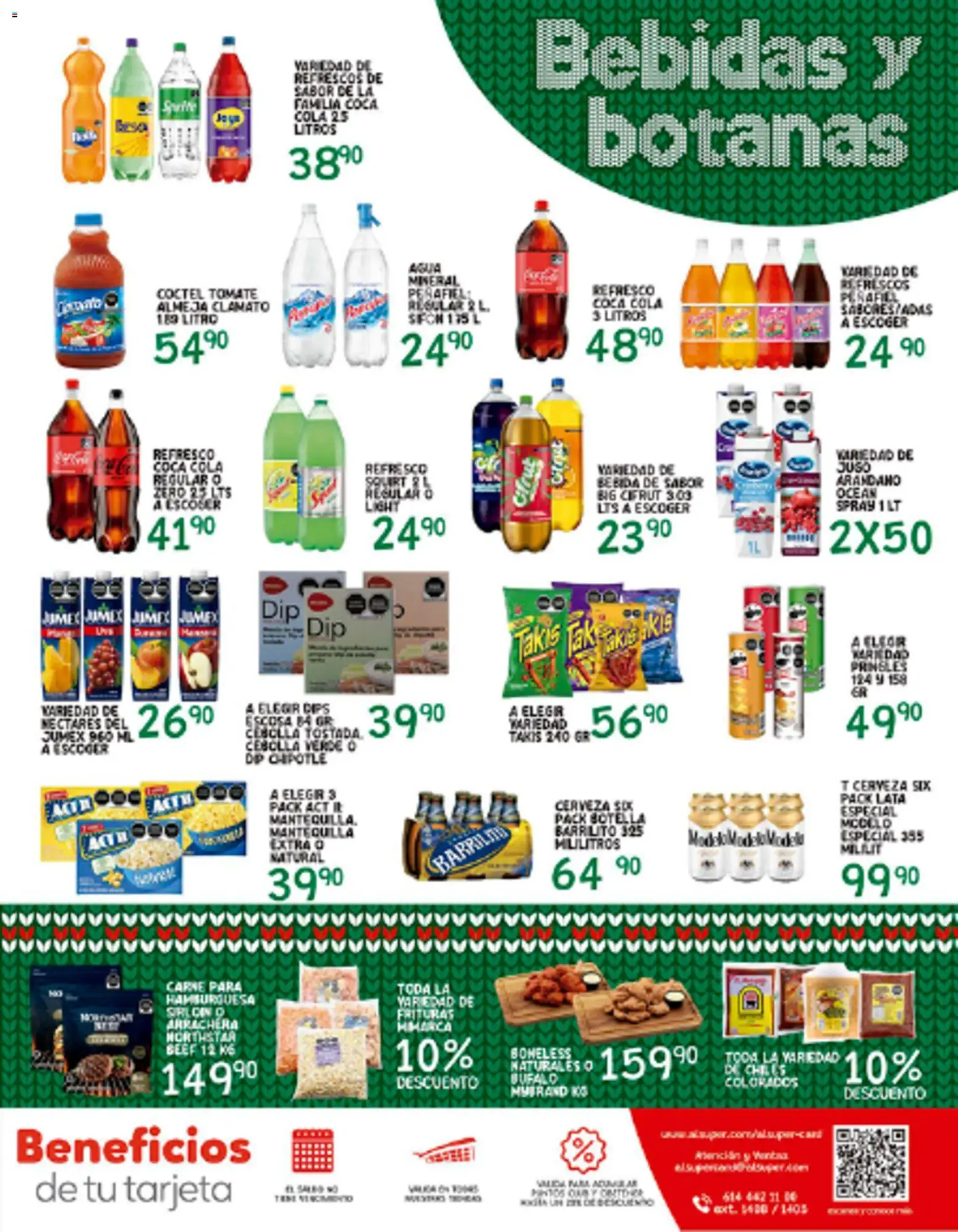 Nuevas ofertas de Alsuper válidas en toda la República Mexicana desde el 12.12.2025. ¡Encuentra las mejores ofertas en Alsuper folleto Zacatecas! | Página: 7 | Productos: Refresco, Agua, Mantequilla, Cerveza