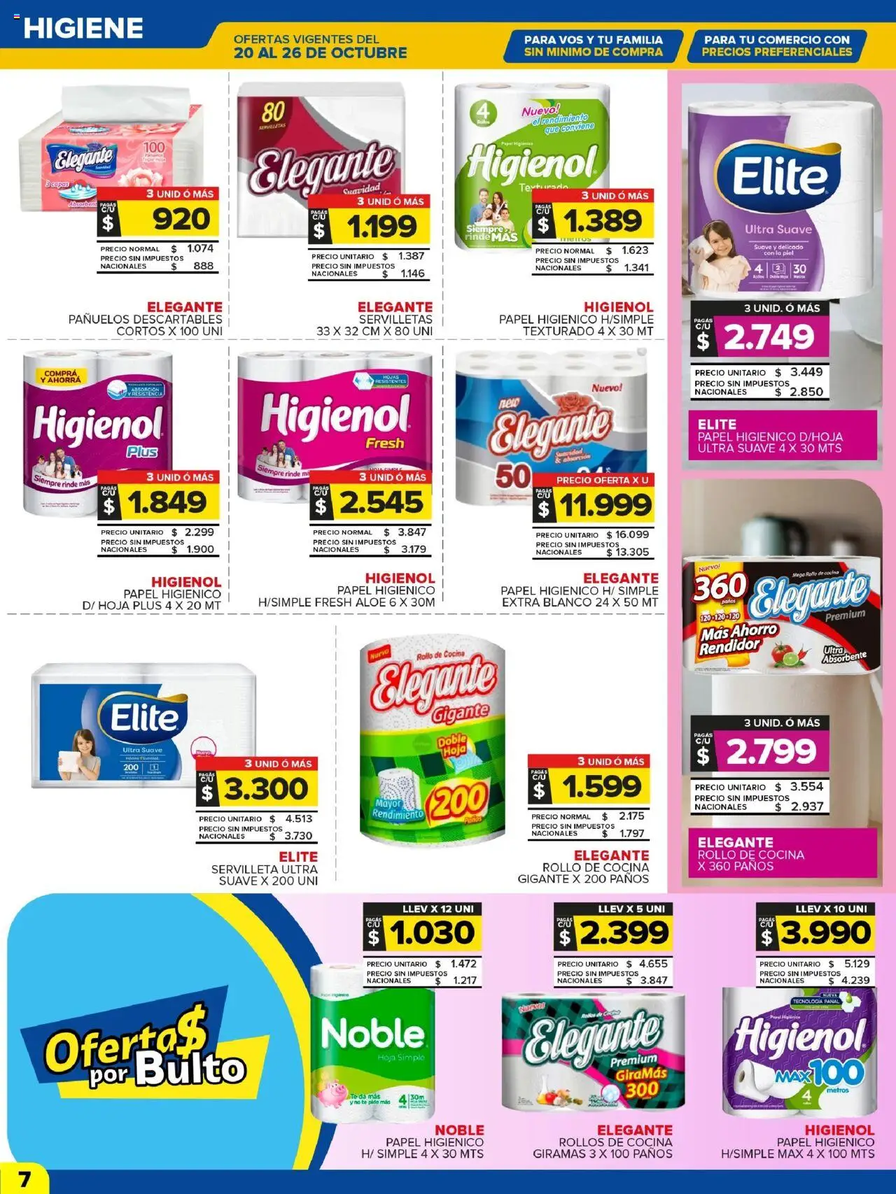 Carrefour Maxi catálogo - Chubut │ válido desde el 20.10.2025 | Página: 7 | Productos: Papel higiénico, Cocina, Servilletas