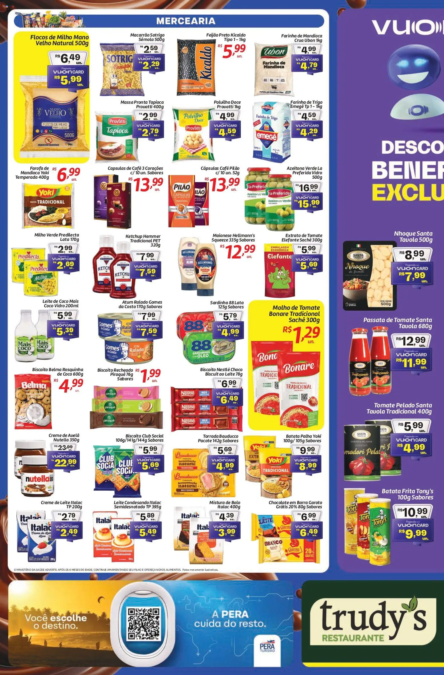 Comper Folheto - válido de 09.03.2026 | Página: 2 | Produtos: Biscoito, Molho de tomate, Farinha de trigo, Tomates