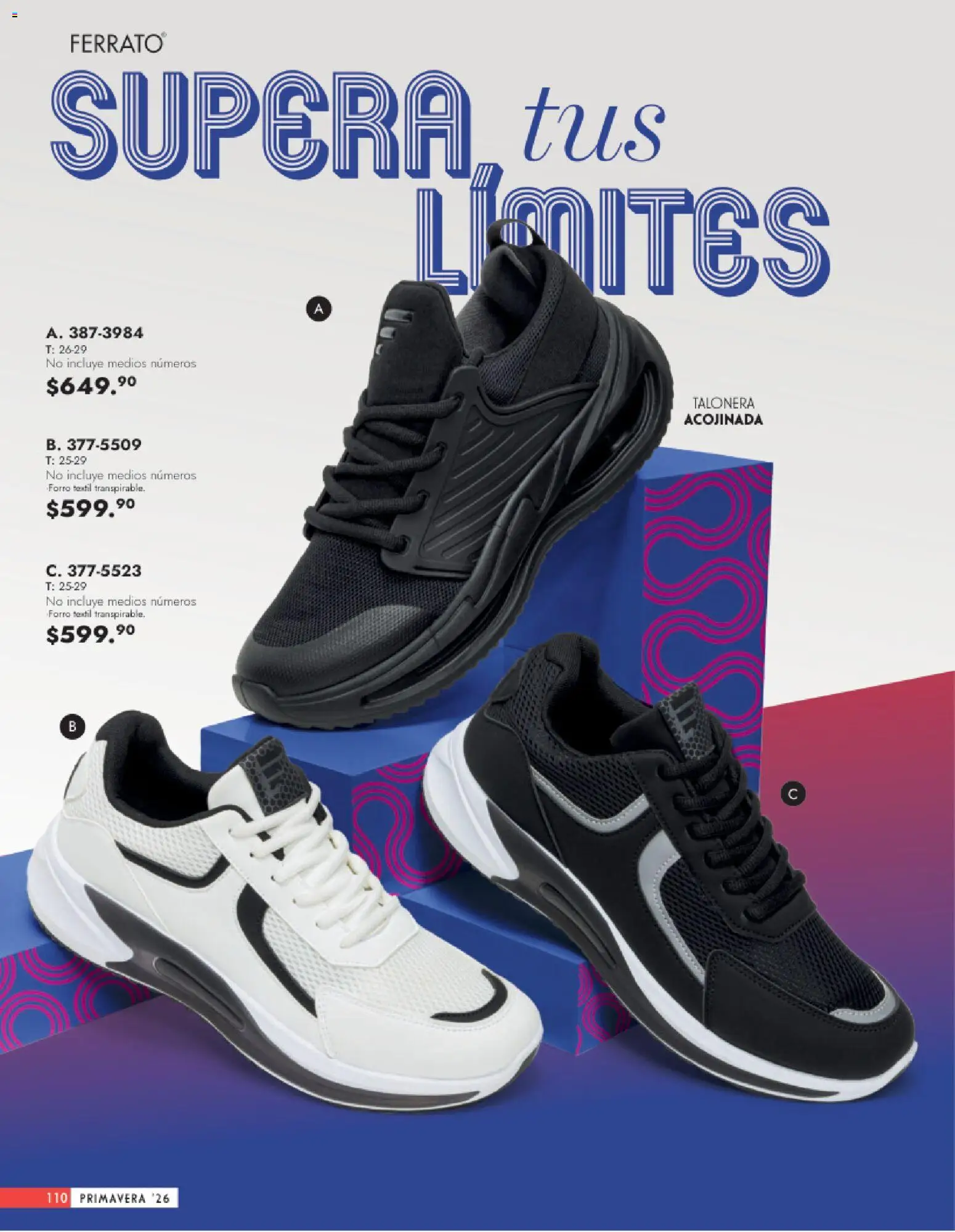 Nuevas ofertas de Andrea válidas en toda la República Mexicana desde el 25.01.2026. ¡Encuentra las mejores ofertas en Andrea catálogo Calzado Caballero! | Página: 110