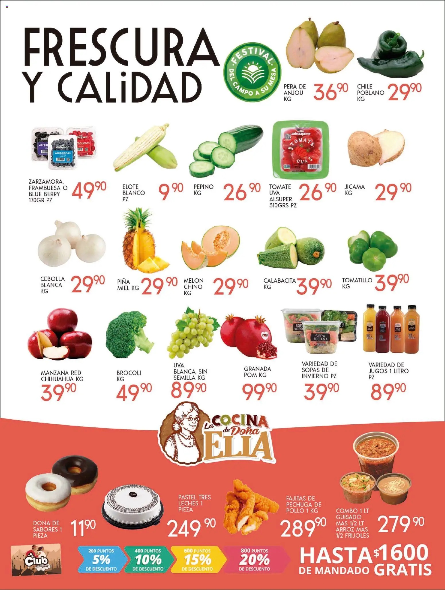 Nuevas ofertas de Alsuper válidas en toda la República Mexicana desde el 11.11.2025. ¡Encuentra las mejores ofertas en Alsuper - Folleto Chihuahua-Estado! | Página: 2 | Productos: Pera, Sopa, Arándanos, Arroz