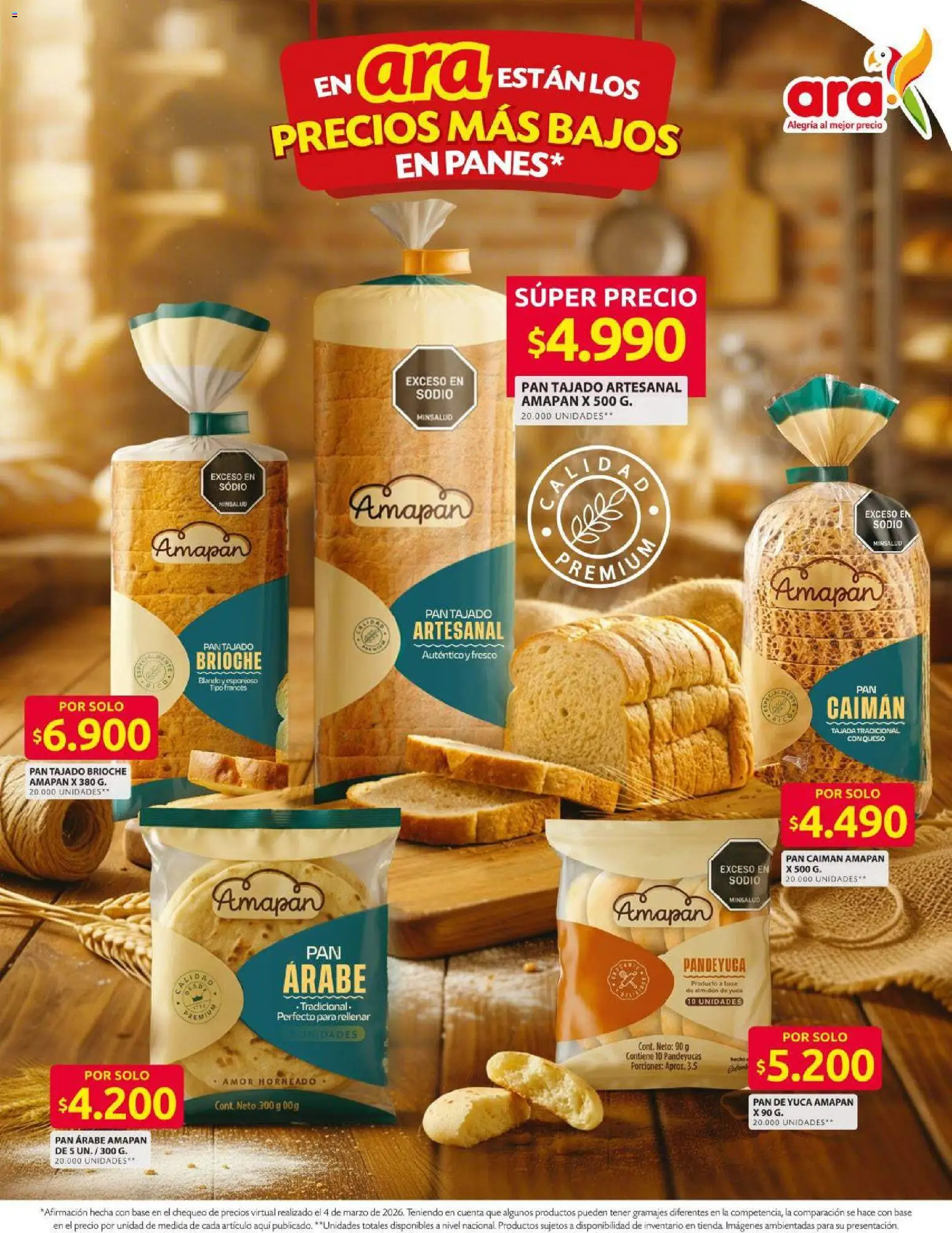 Ara revista - valida desde el 12.03.2026 | Página: 7 | Productos: Yuca, Pan