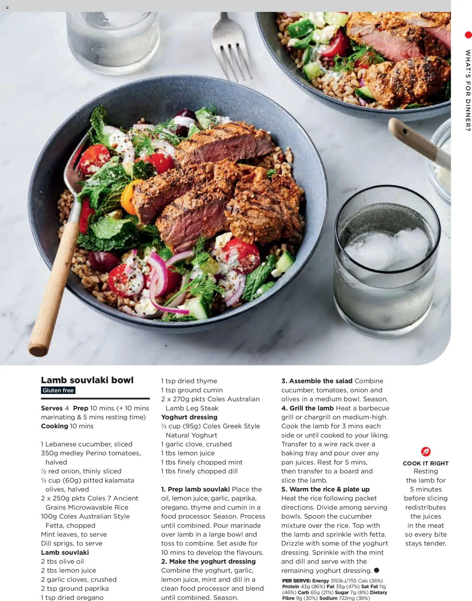 Coles catalogue - valid from 02.01.2026 | Page: 55 | Products: Yoghurt, Lamb, Meat, Garlic