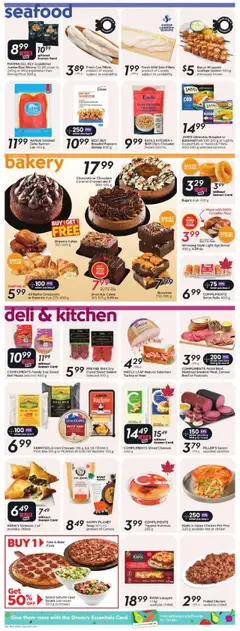 Preview of Safeway flyer - ON from shop Safeway valid from 16.10.2025 | Page: 9 | Products: Fish, Turkey, Bakery, Butter
