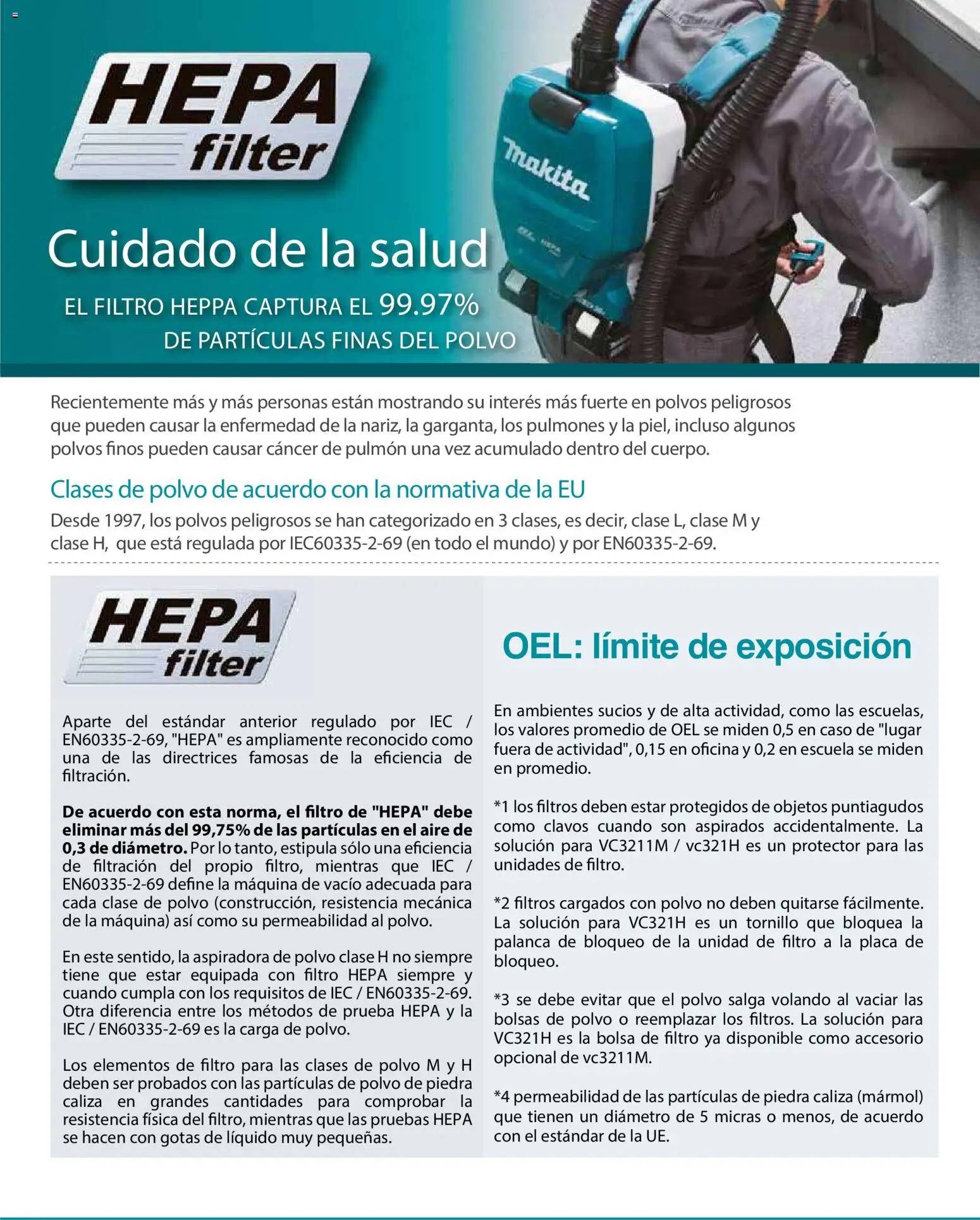 Nuevas ofertas de Makita válidas en toda la República Mexicana desde el 01.12.2025. ¡Encuentra las mejores ofertas en Makita catálogo Aspiradoras! | Página: 27 | Productos: Bolsa, Tornillo, Aspiradora, Polvo