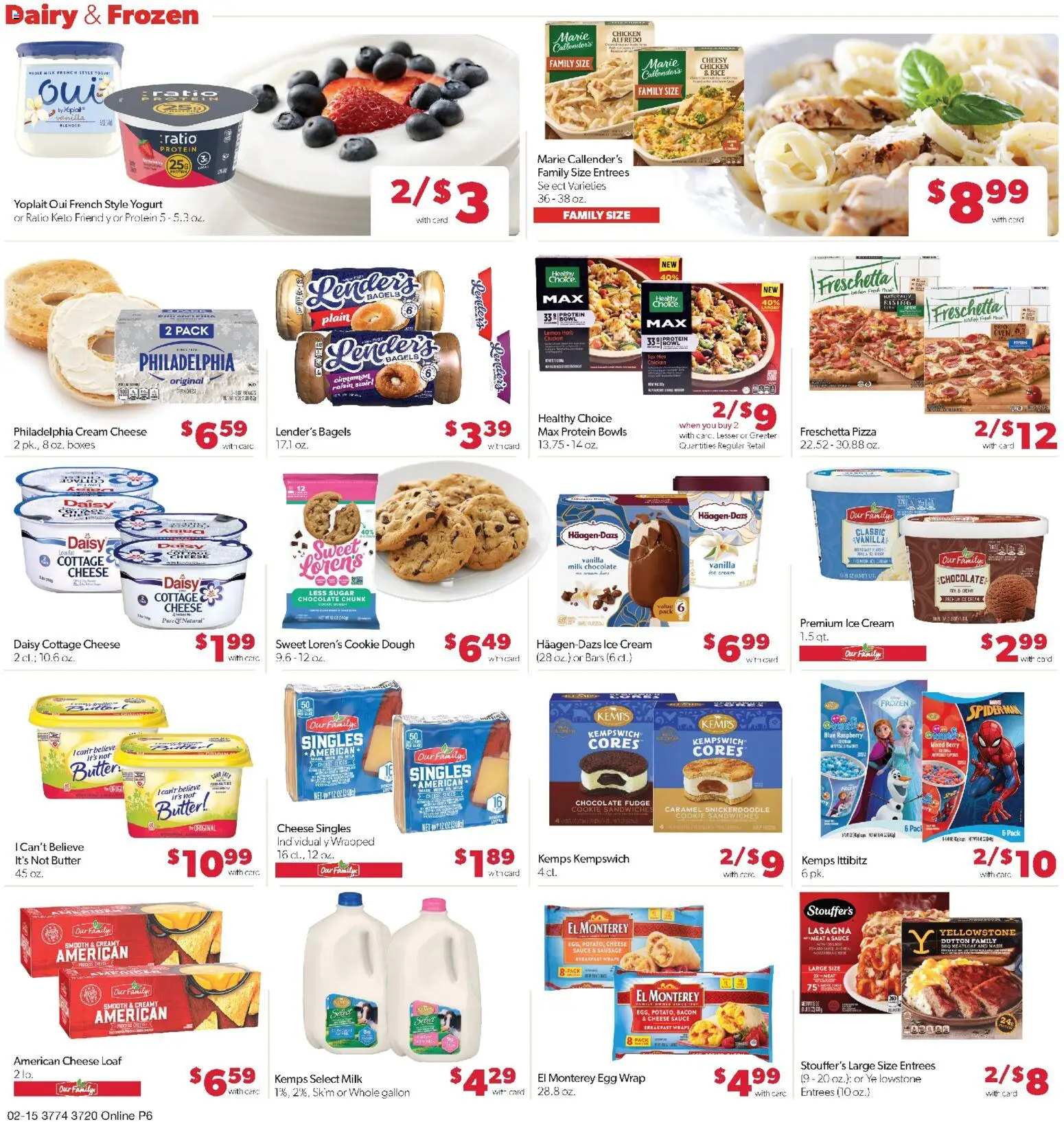 Family Fare Weekly Ad - NE - valid from 15.02.2026 | Page: 11 | Products: Milk, Cream, Sausage, Raspberry