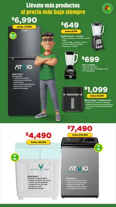 Vista previa de Bodega Aurrerá folleto Las mejores marcas de electrodomésticos, nuevo folleto de la tienda, válido en México a partir del 22.04.2026