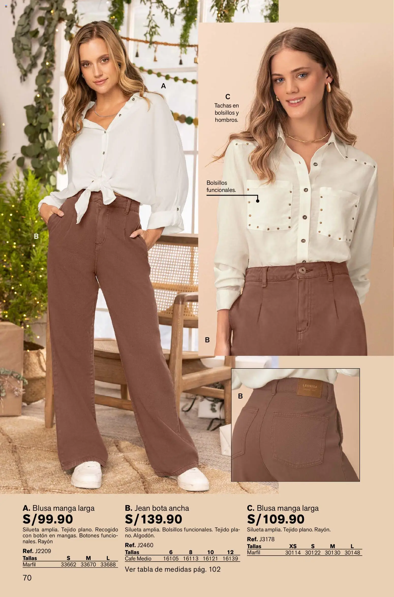 Catálogo Leonisa válido desde 13.11.2025 | Página: 70 | Productos: Café, Blusa