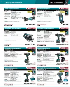 Vista previa de Makita - Catálogo, nuevo folleto de la tienda, válido en México a partir del 04.09.2025 | Página: 33