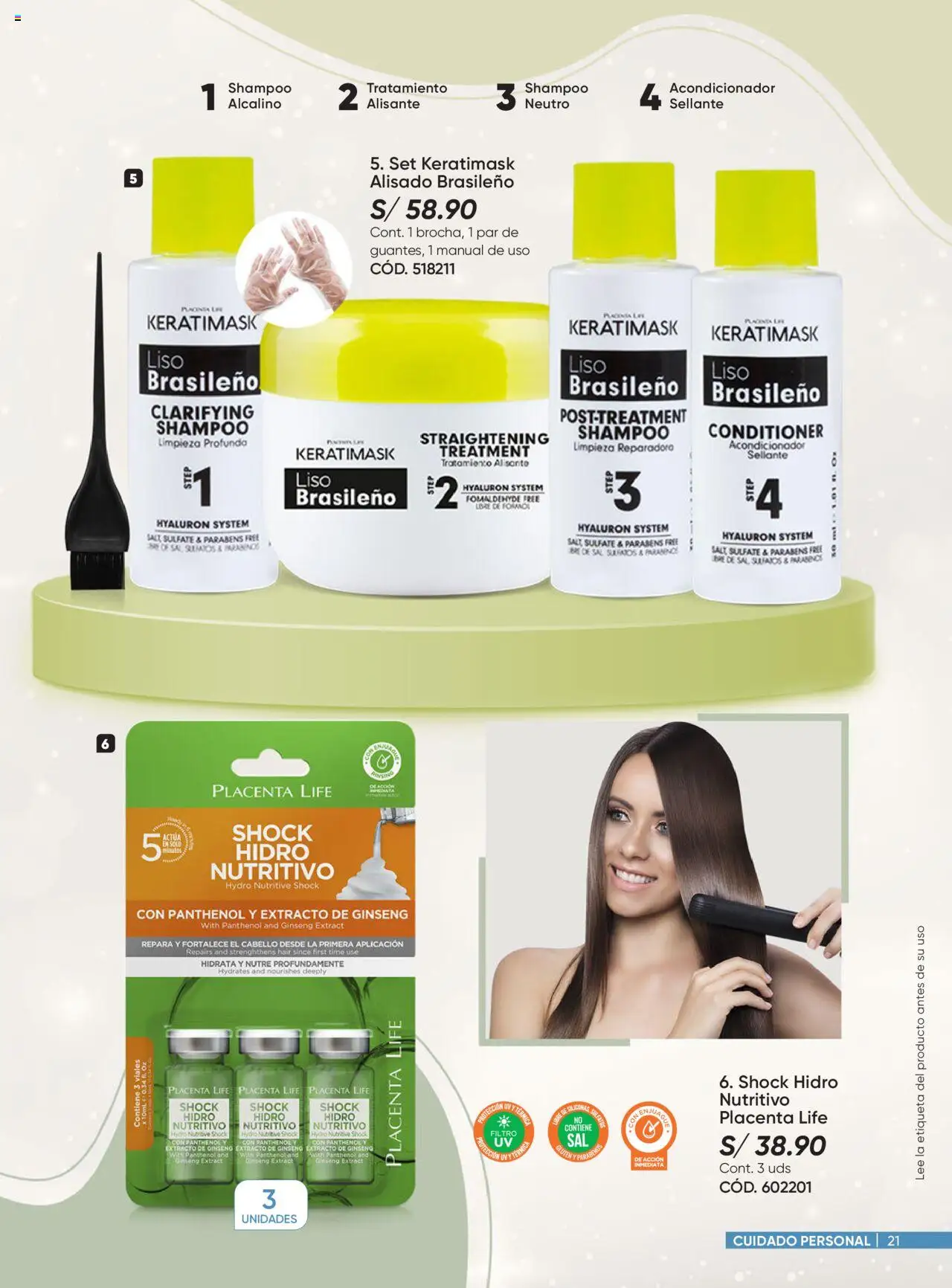 Catálogo Azzorti válido desde 29.09.2025 | Página: 21 | Productos: Shampoo, Acondicionador