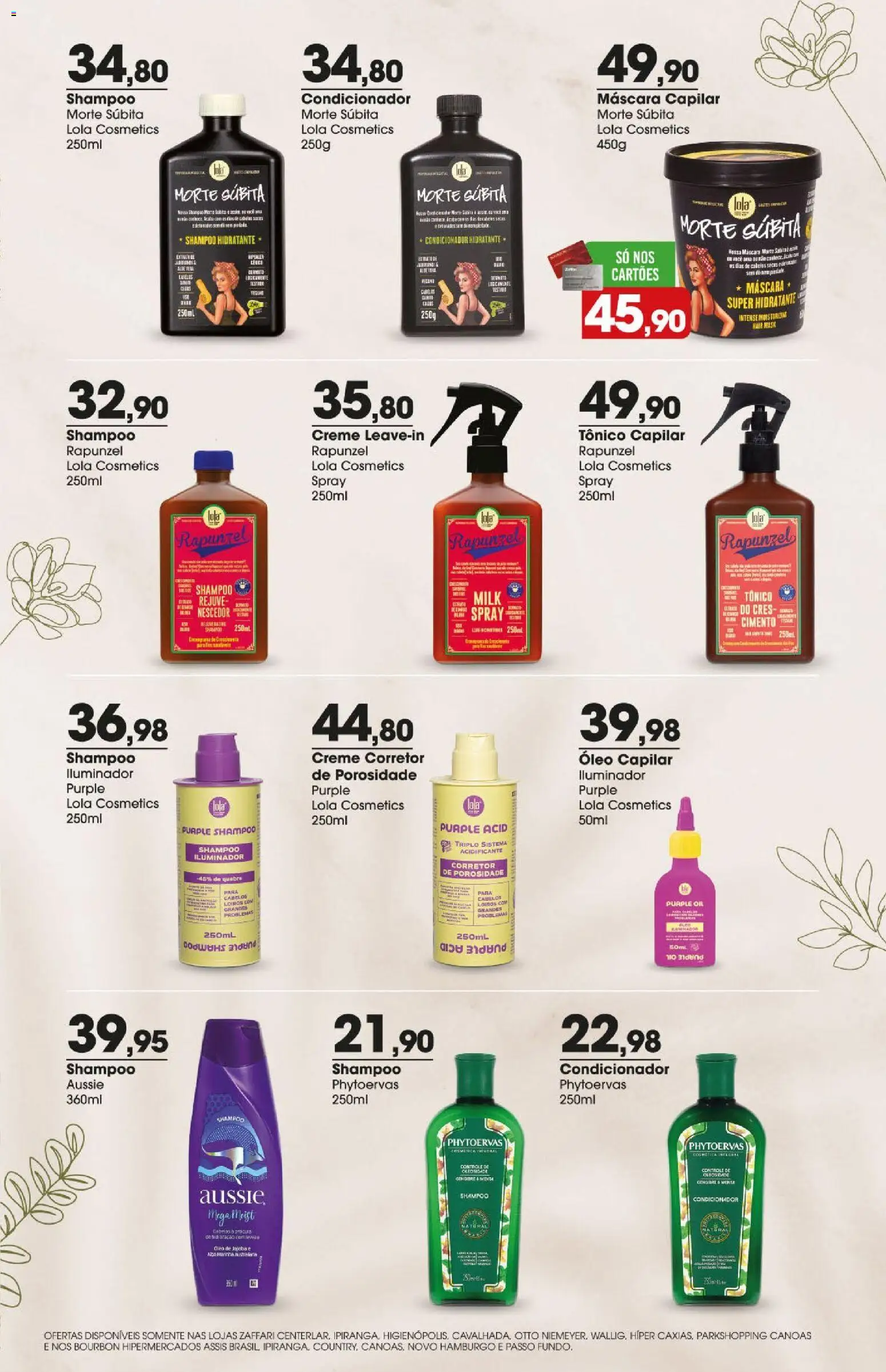 Zaffari Folheto - válido de 18.12.2025 | Página: 5 | Produtos: Tônico, Condicionador, Bourbon, Iluminador