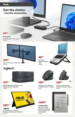 Preview of Staples - Business Flyer - Tech from shop Staples valid from 06.02.2026 | Page: 2 | Products: Tablet, Monitor, Keyboard