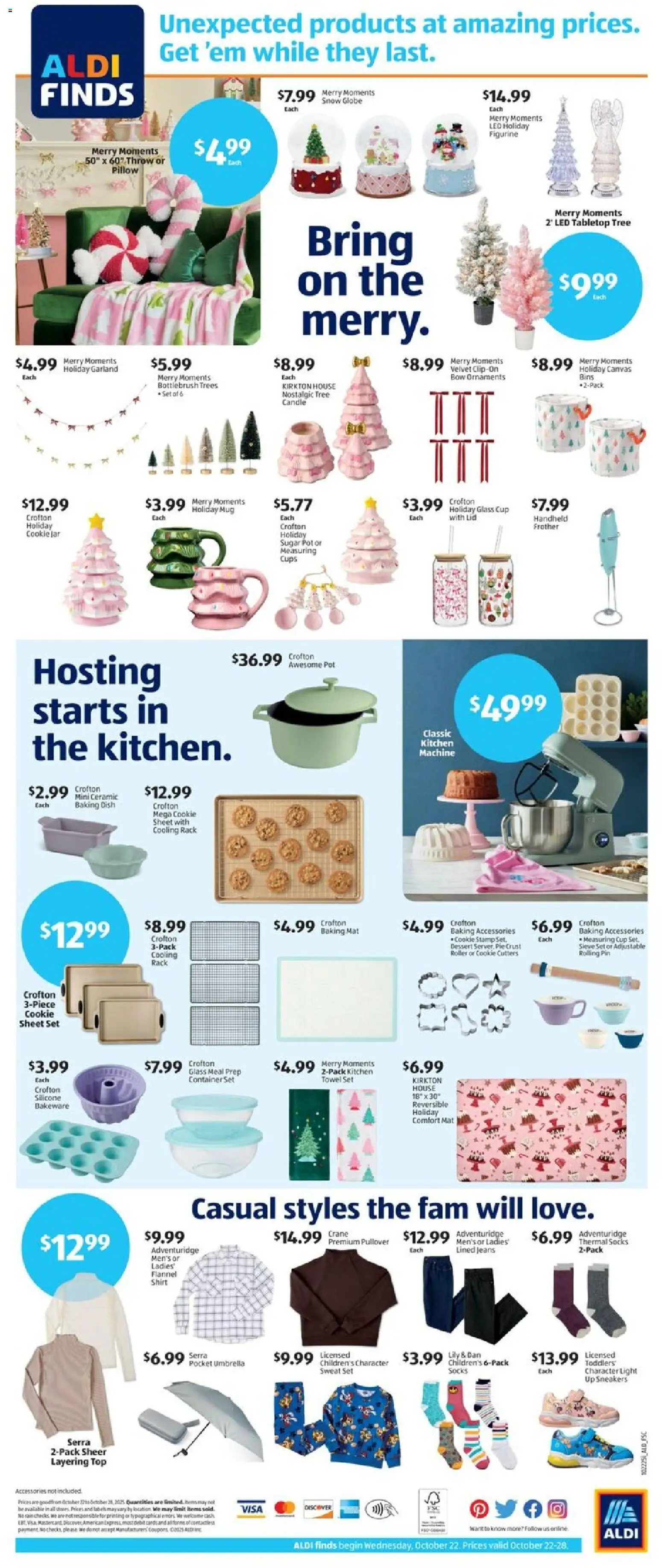 Aldi Weekly Ad - valid from 22.10.2025 | Page: 2 | Products: Bow, Sneakers, Sugar, Jeans