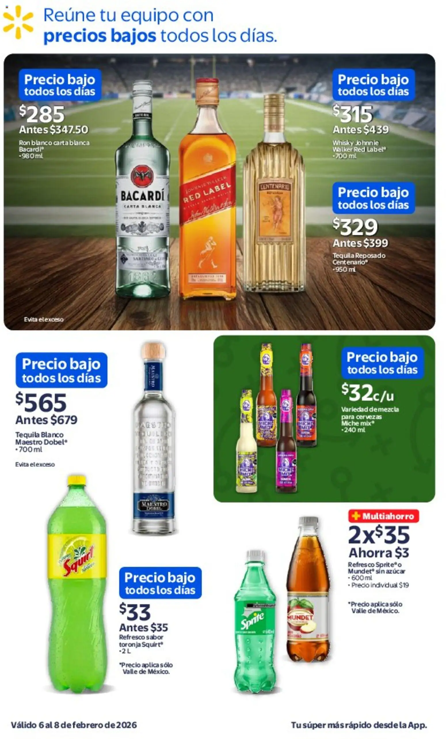 Nuevas ofertas de Walmart válidas en toda la República Mexicana desde el 06.02.2026. ¡Encuentra las mejores ofertas en Walmart catálogo Ofertas! | Página: 6
