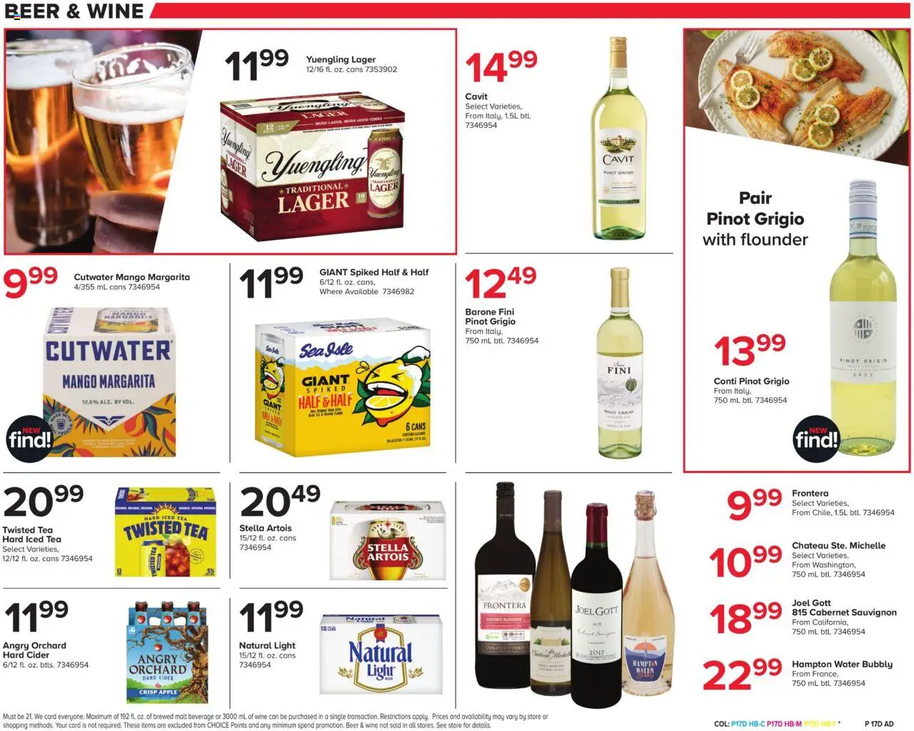 Giant Weekly Ad - valid from 15.08.2025 | Page: 19 | Products: Cider, Beer, Spices, Mango