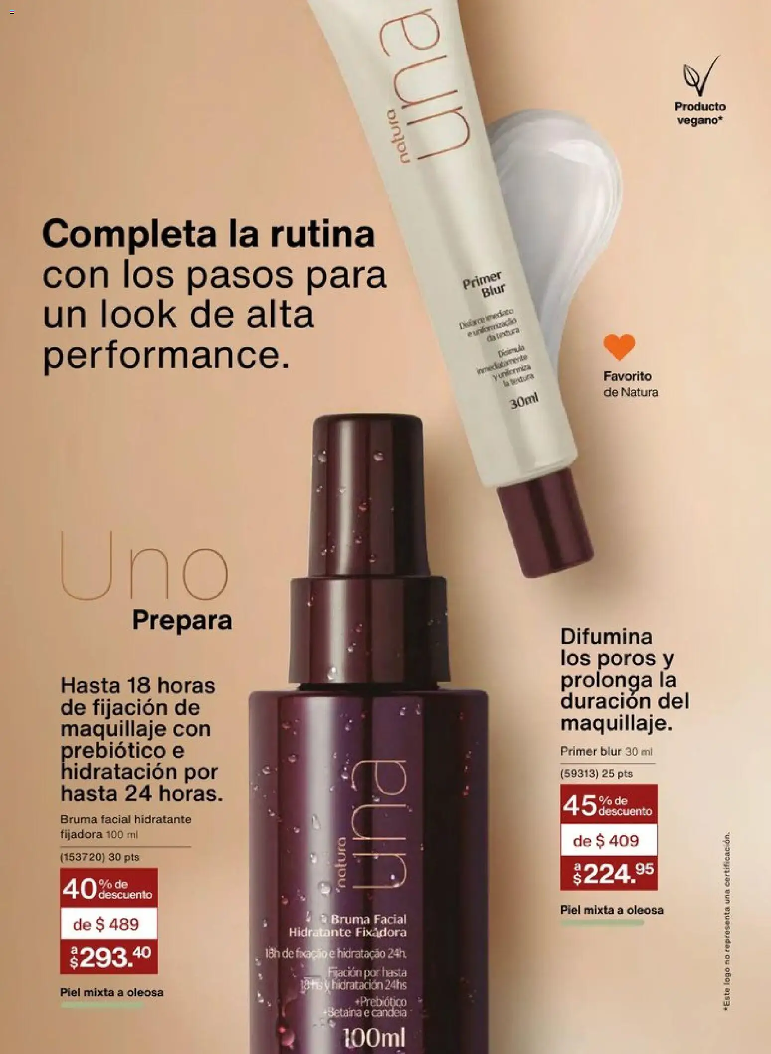 Nuevas ofertas de Natura válidas en toda la República Mexicana desde el 20.12.2025. ¡Encuentra las mejores ofertas en Natura campaña 1 2026! | Página: 47 | Productos: Bruma, Maquillaje
