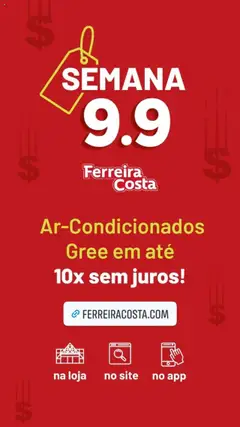 Ferreira Costa - Ofertas atuais - Pré-Visualização do folheto da loja Ferreira Costa, válido de 09.09.2025
