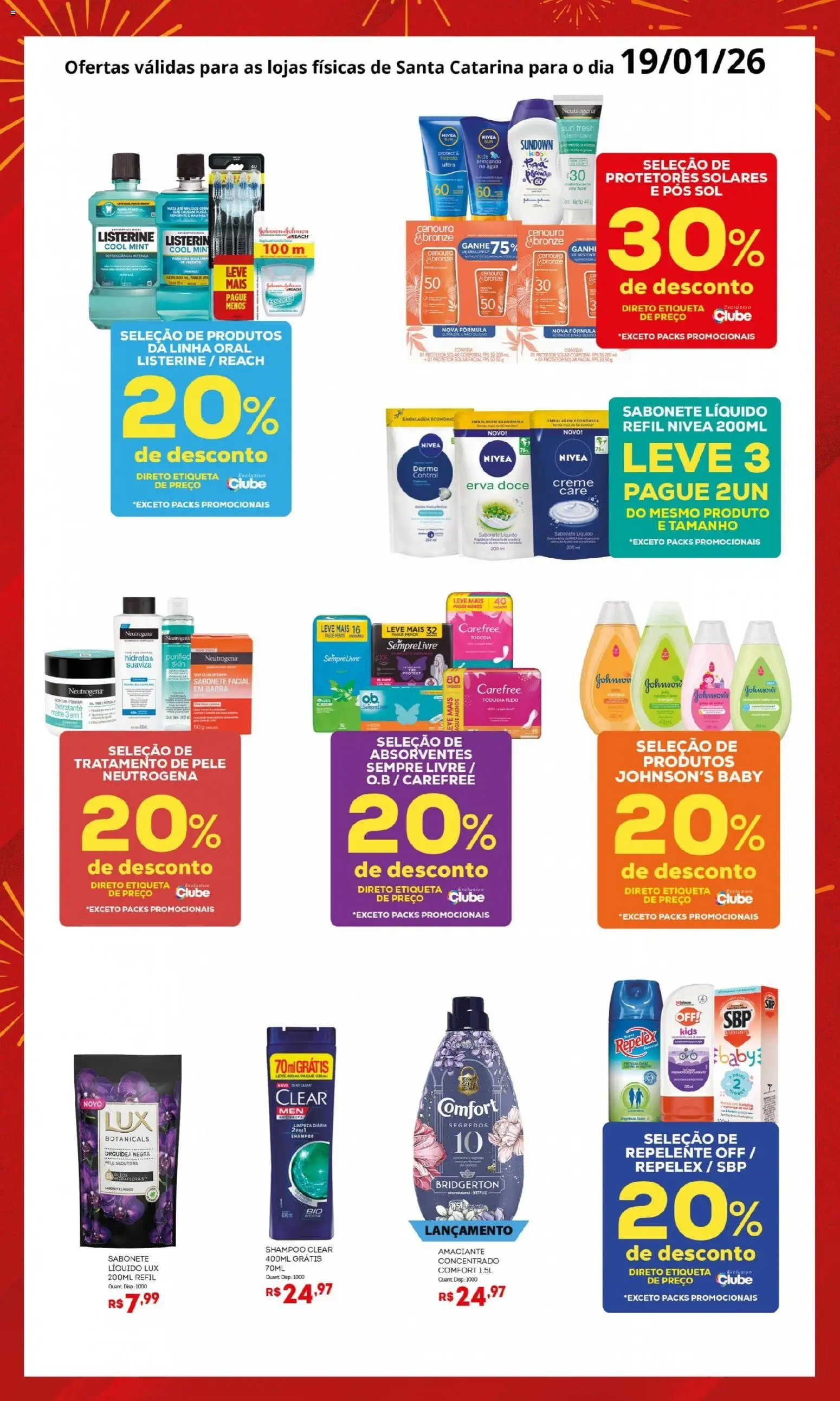 Bistek Supermercados Folheto - válido de 19.01.2026 | Página: 2 | Produtos: Cenoura, Sabonete, Sempre Livre, Protetor solar facial