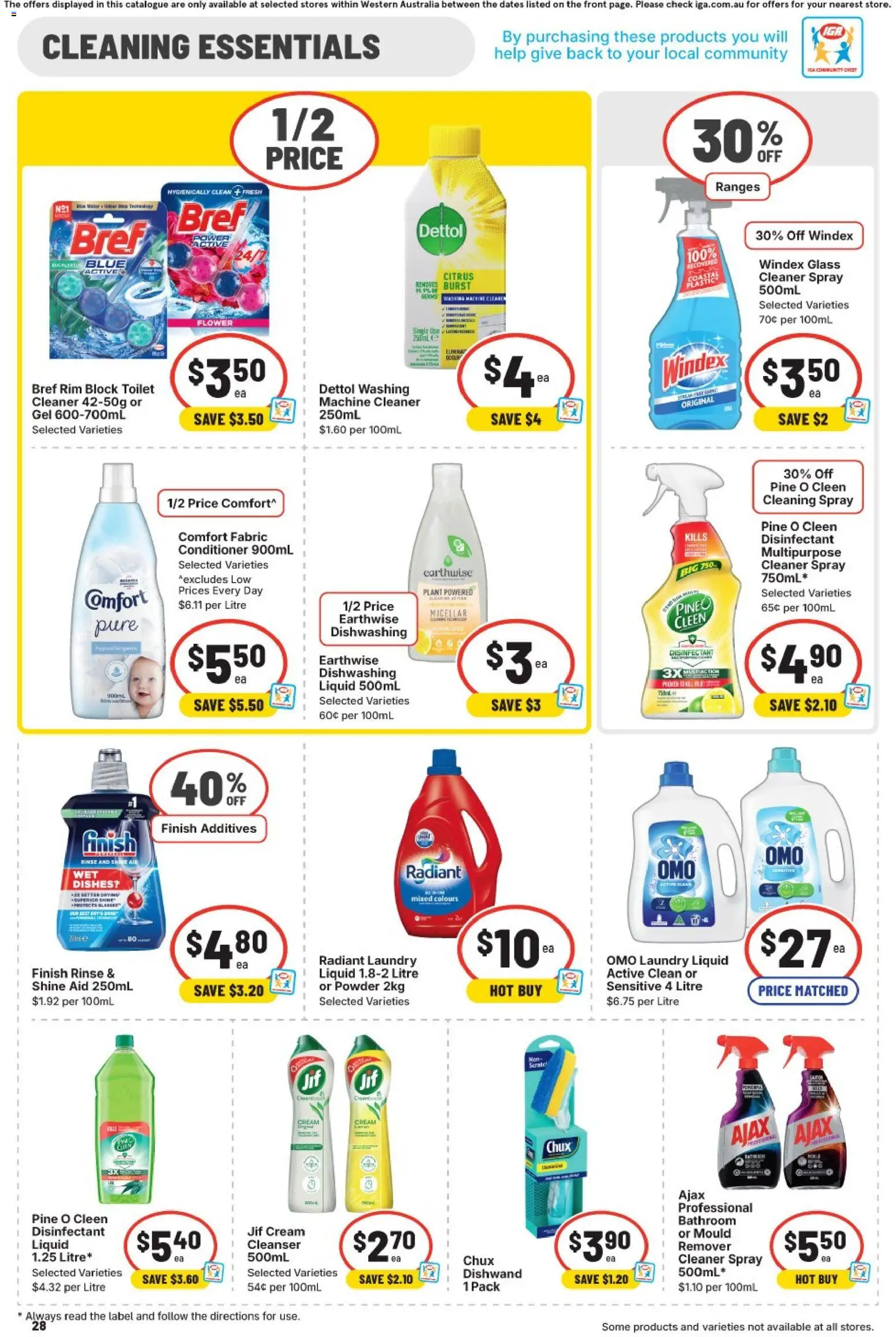 IGA catalogue - valid from 21.01.2026 | Page: 28 | Products: Powder, Cleaner, Laundry, Multipurpose