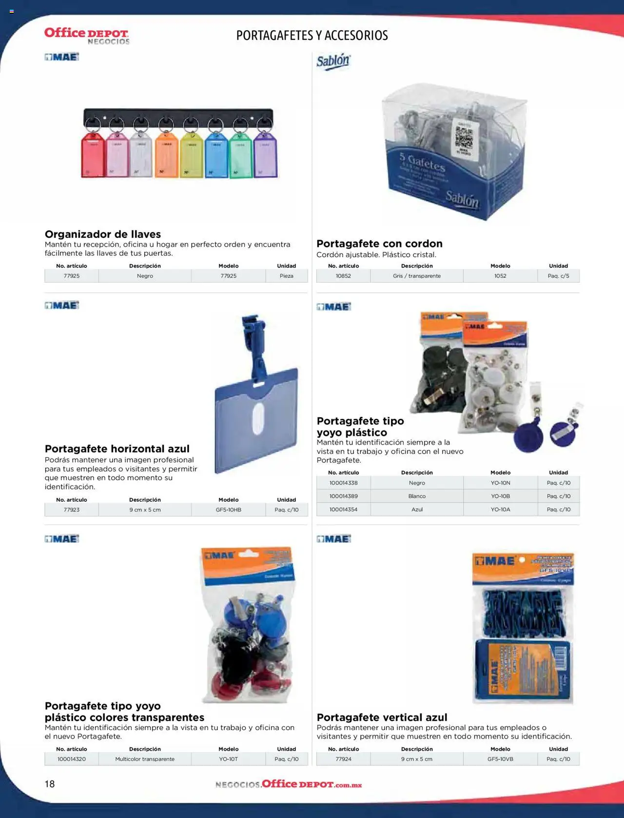 Nuevas ofertas de Office Depot válidas en toda la República Mexicana desde el 09.01.2025. ¡Encuentra las mejores ofertas en Office Depot catálogo 2025! | Página: 20 | Productos: Organizador