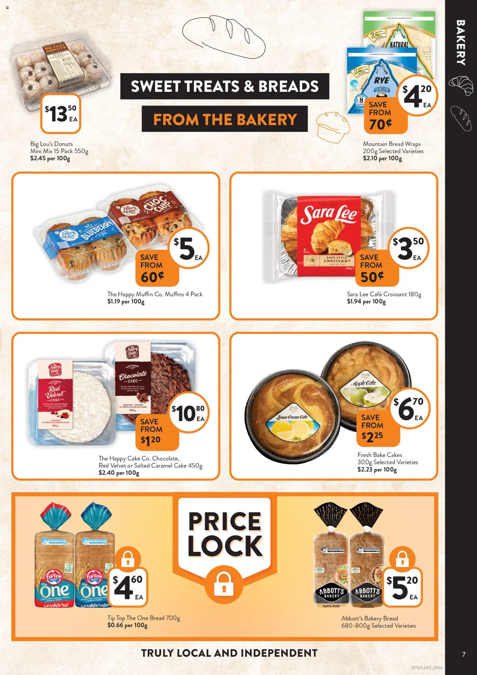 Foodworks catalogue - valid from 24.12.2025 | Page: 7 | Products: Butter, Donuts, Bread, Chocolate