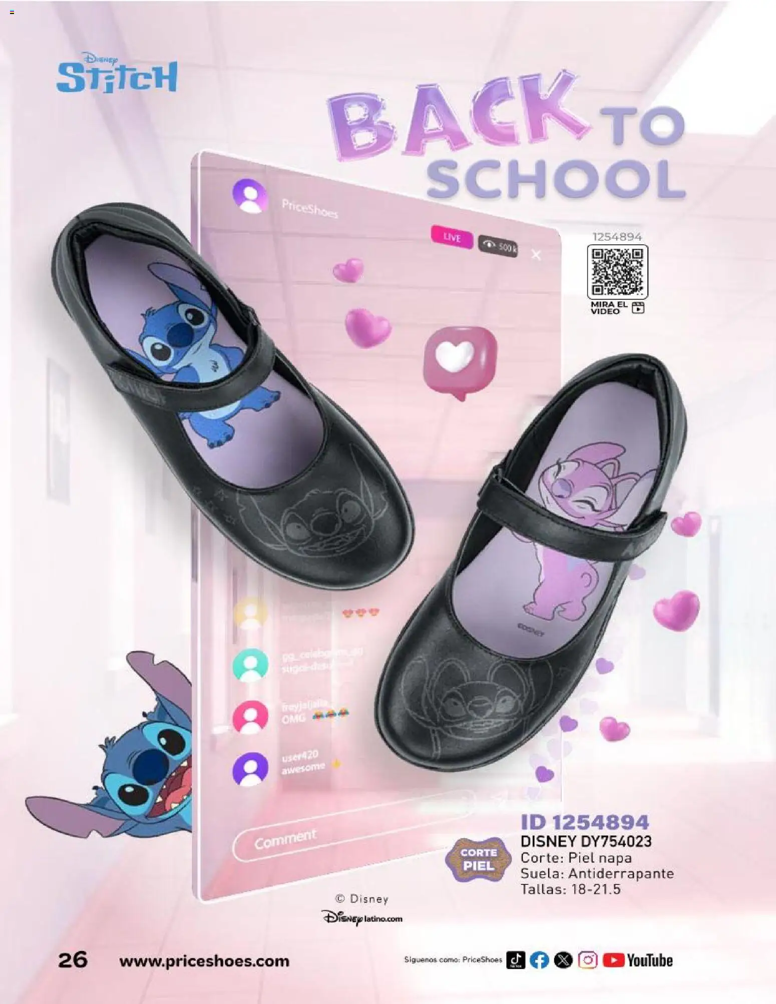 Nuevas ofertas de Price Shoes válidas en toda la República Mexicana desde el 01.09.2025. ¡Encuentra las mejores ofertas en Price Shoes catálogo Escolar! | Página: 26 | Productos: Video