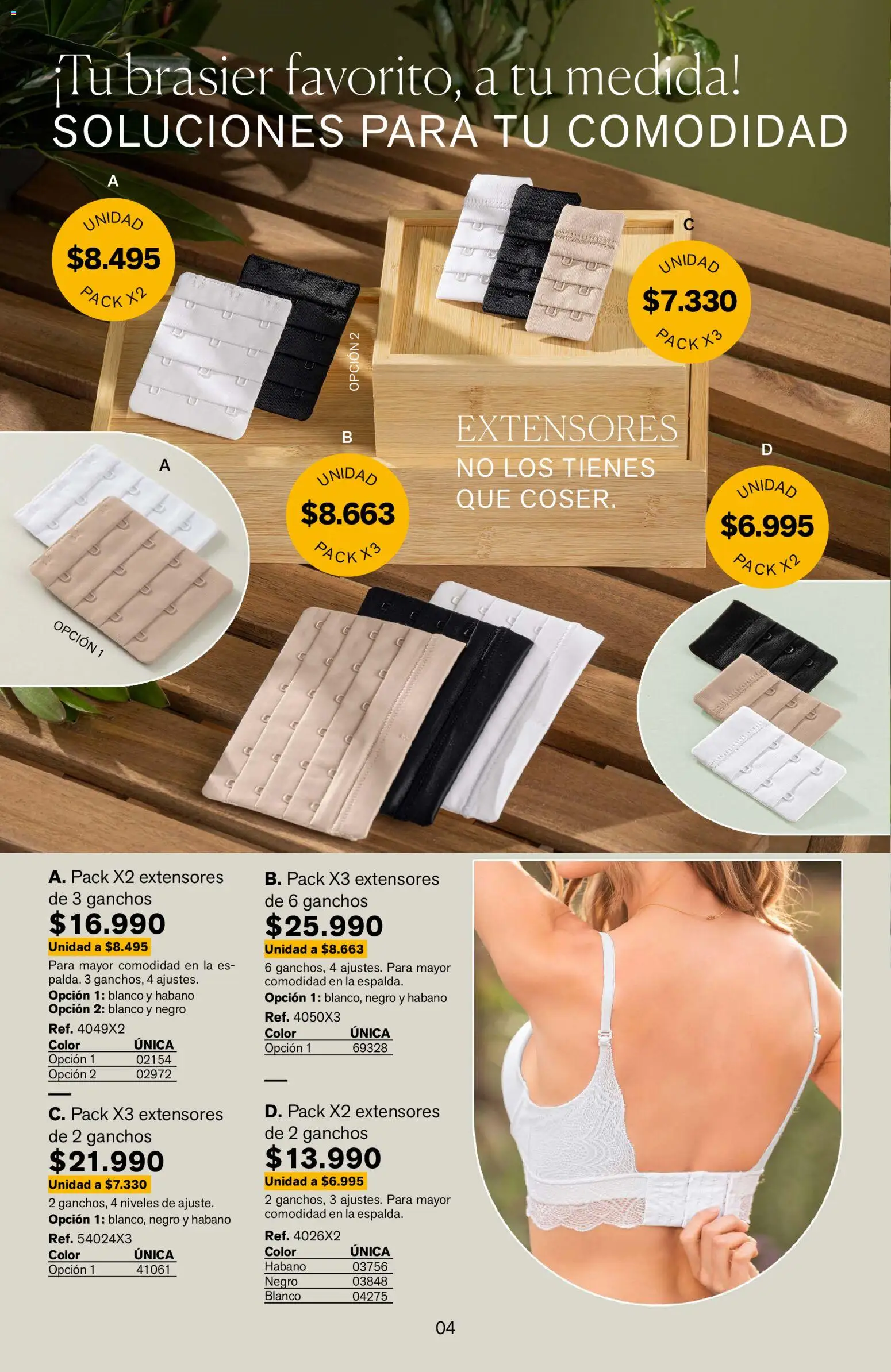 Leonisa revista - valida desde el 27.04.2026 | Página: 4 | Productos: Brasier