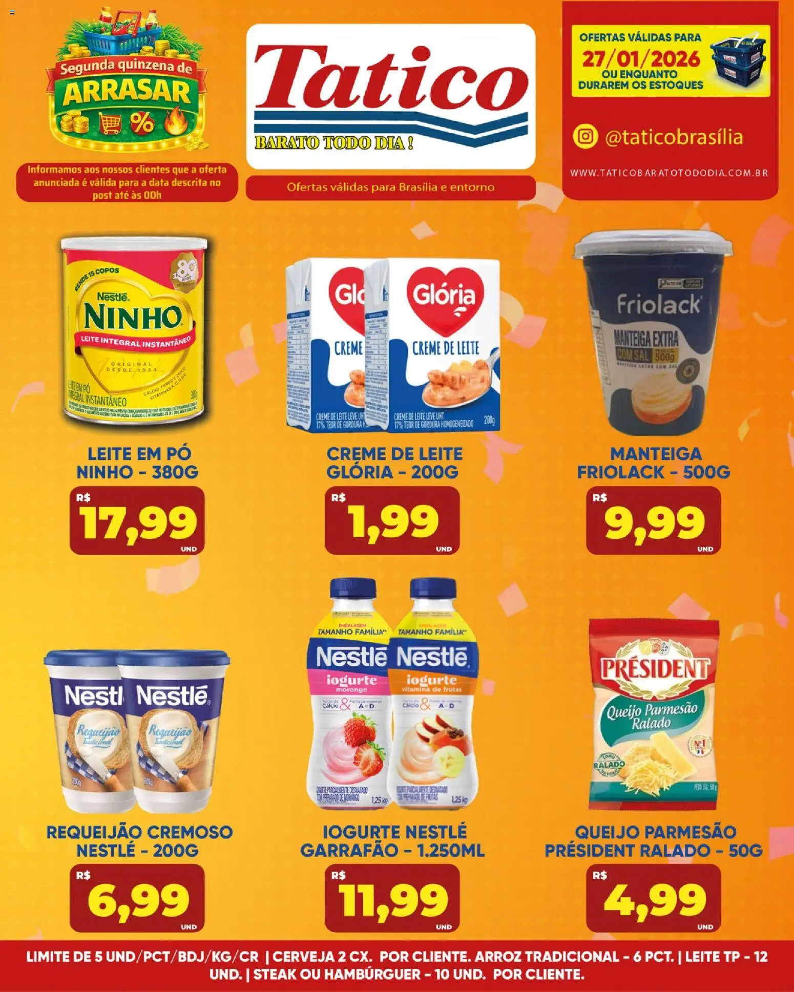 Tatico Folheto - válido de 27.01.2026 | Página: 6 | Produtos: Ferro, Pó, Cálcio, Hambúrguer