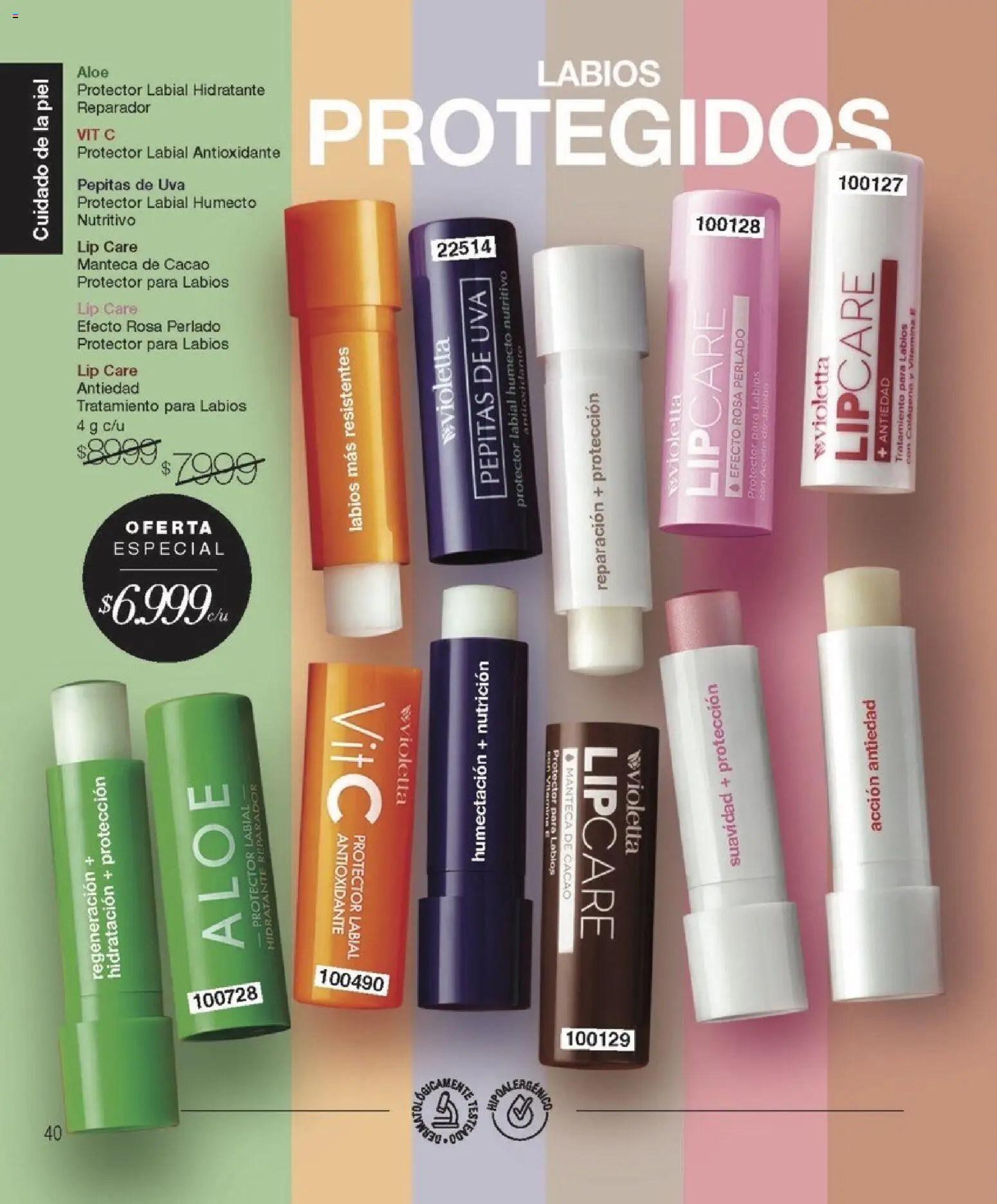 Violetta catálogo │ válido desde el 01.01.2026 | Página: 40 | Productos: Aceite, Manteca, Uva, Cacao