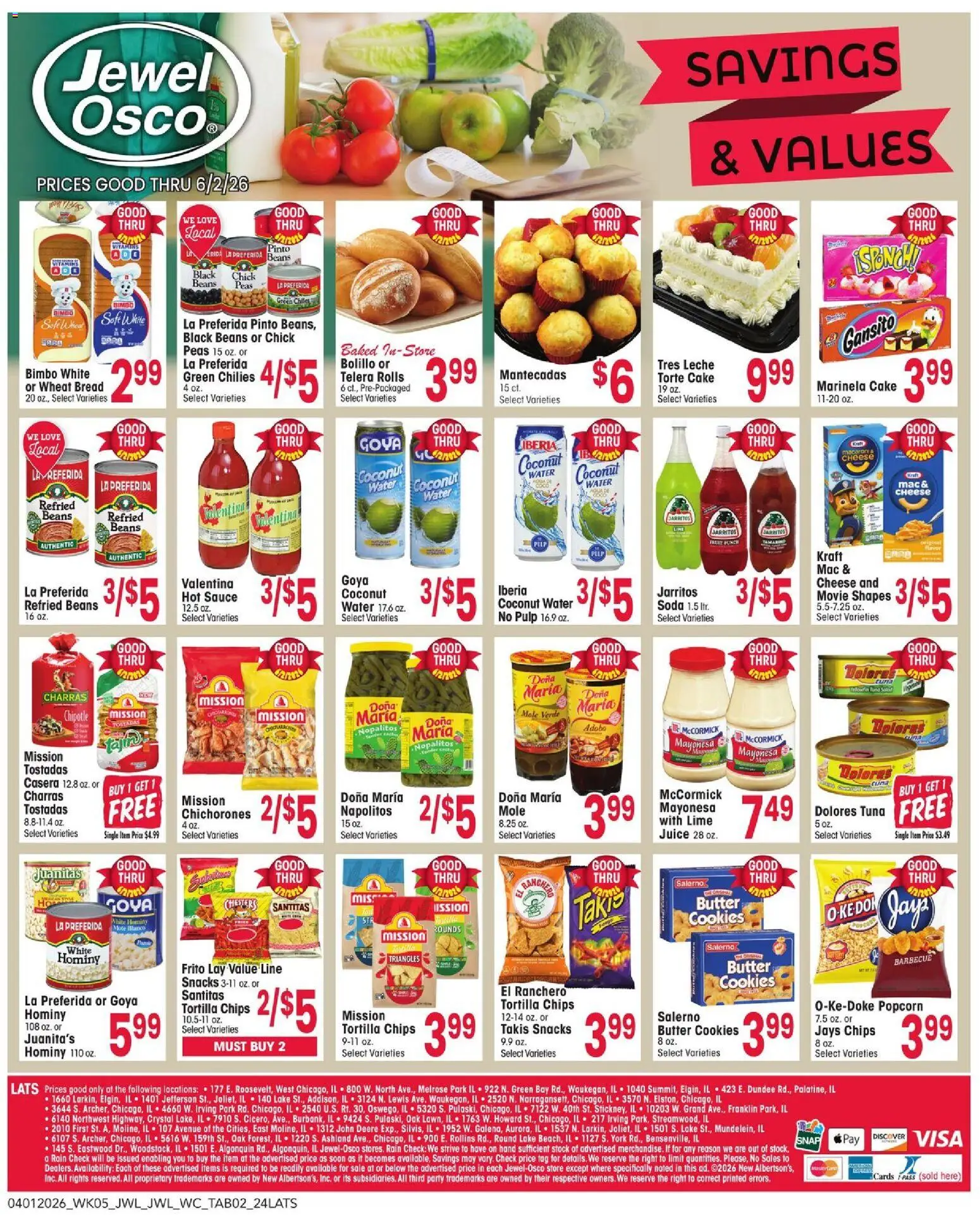 Jewel Osco Savings & Values - valid from 01.04.2026 | Page: 2