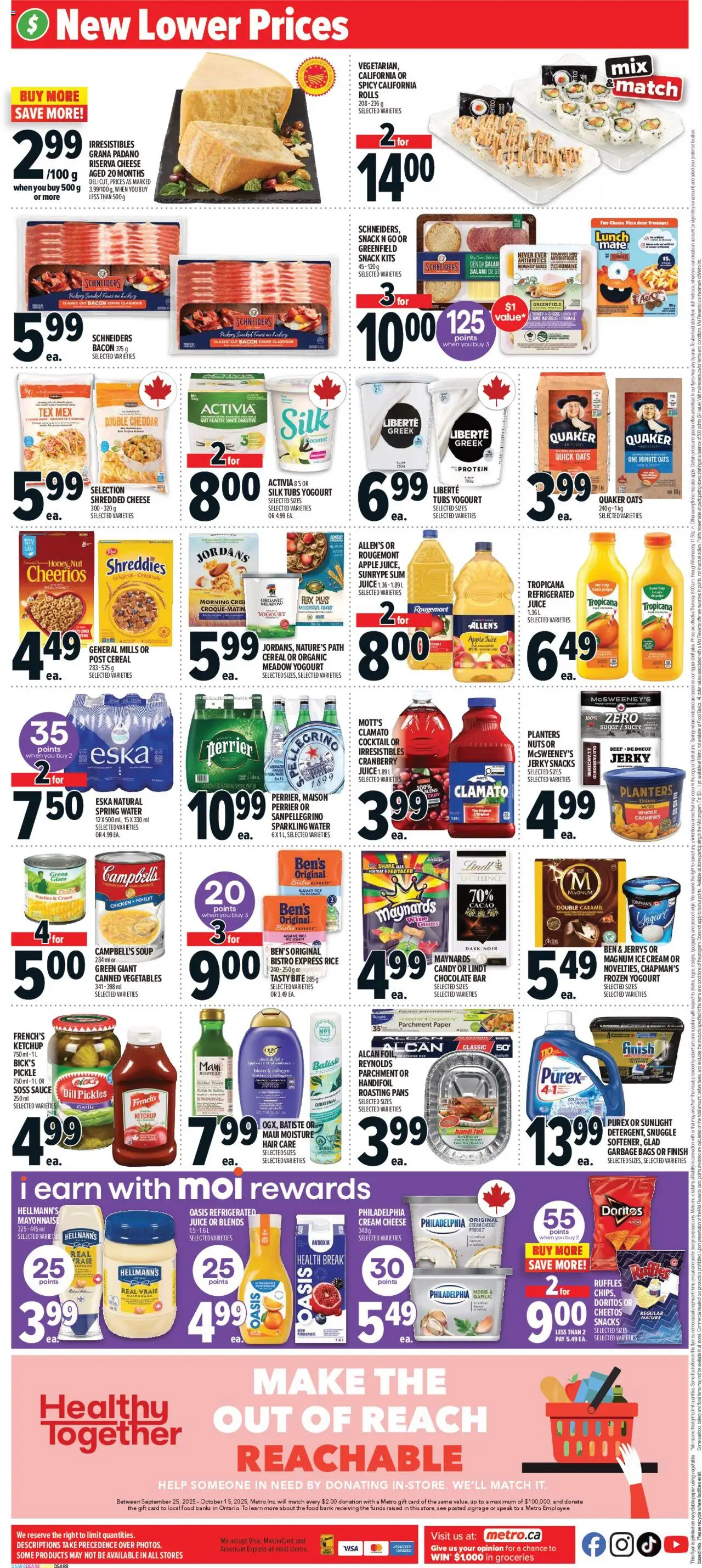 Metro flyer valid from 02.10.2025 | Page: 4 | Products: Rice, Nuts, Cream, Wine