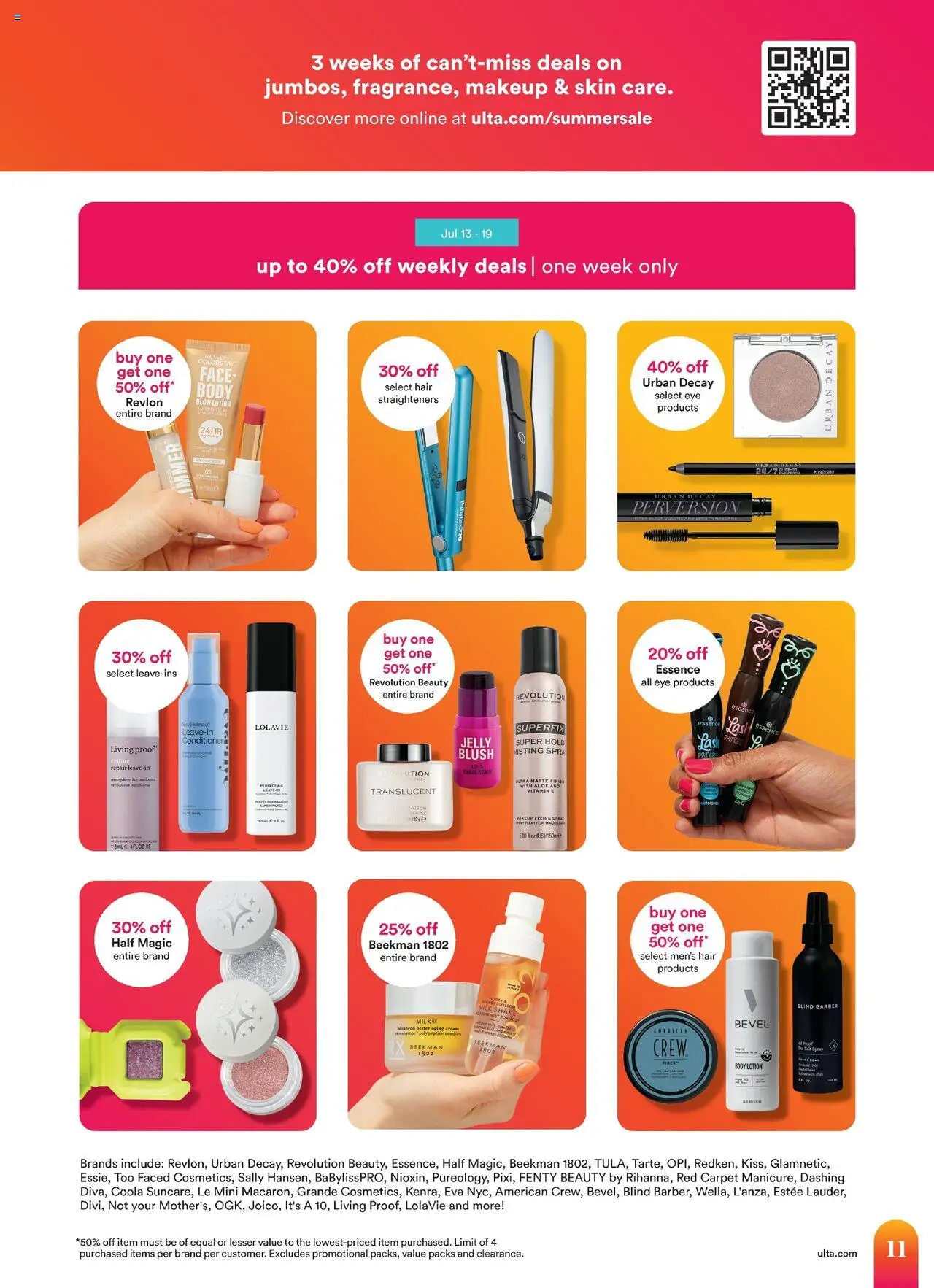 Ulta Beauty Weekly Ad - valid from 29.06.2025 | Page: 11 | Products: Vitamin, Blush, Milk, Salt