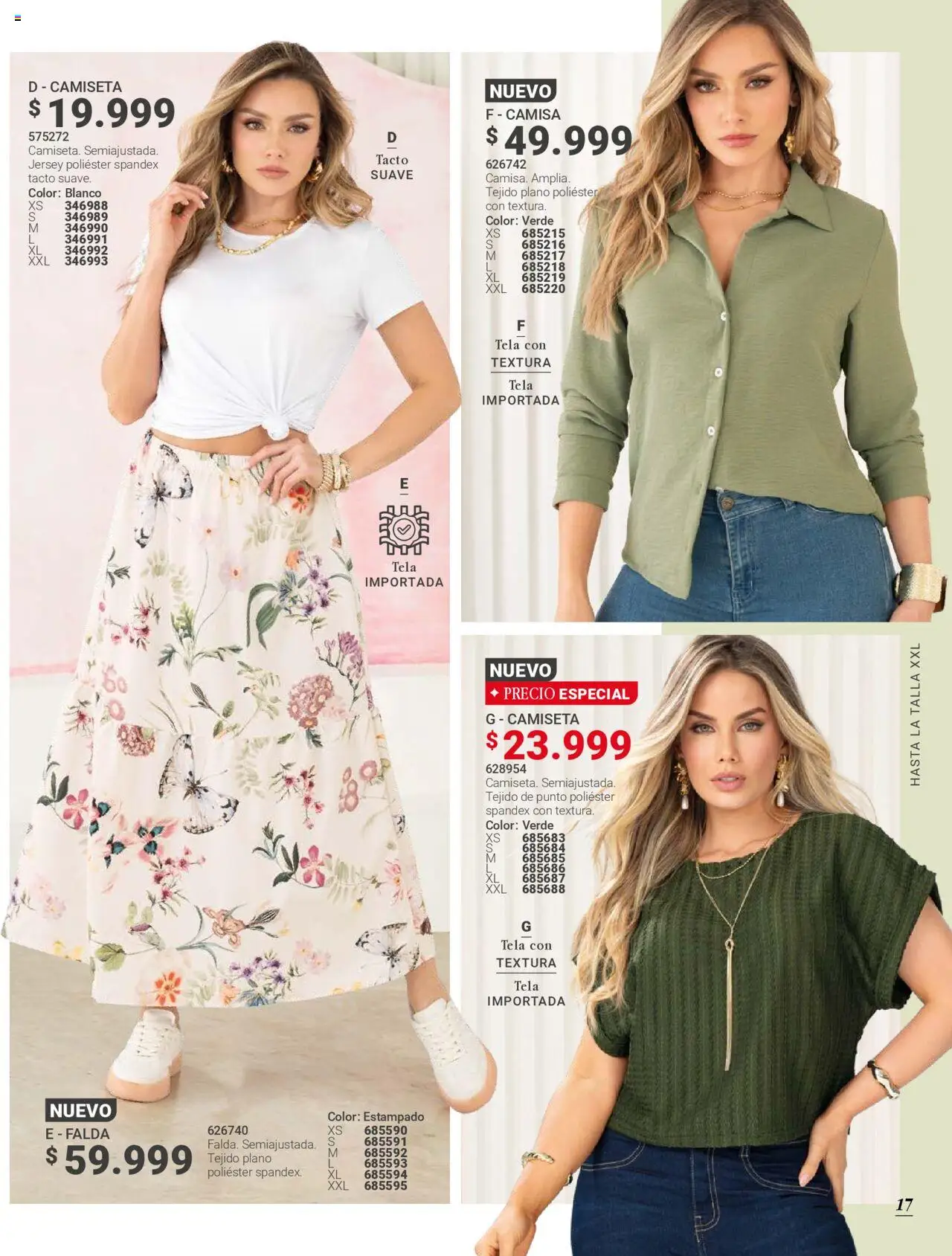 Carmel revista - valida desde el 25.09.2025 | Página: 17 | Productos: Falda, Camiseta, Camisa
