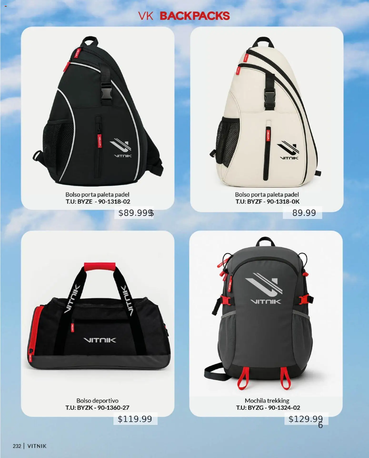 Vitnik - Folleto │ válido desde el 01.01.2026 | Página: 232 | Productos: Paleta, Bolso, Mochila
