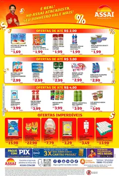Encarte Assaí Atacadista - DF - Pré-Visualização do folheto da loja Assaí Atacadista, válido de 13.12.2025 | Página: 2 | Produtos: Azulim, Cerveja, Creme, Cheetos