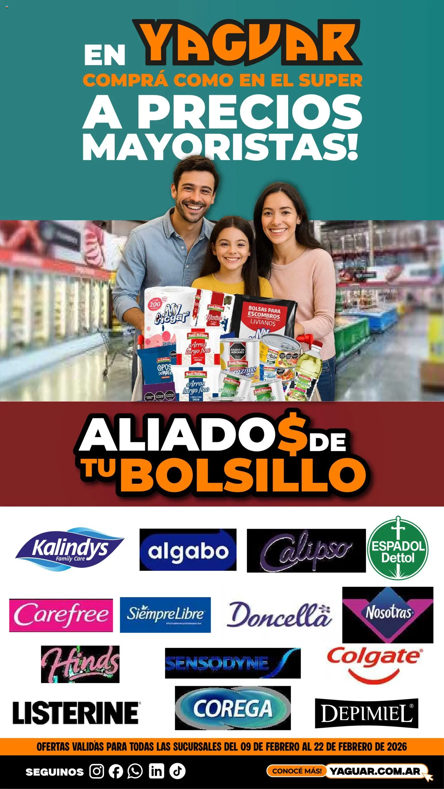 Yaguar Aliados de tu bolsillo  │ válido desde el 09.02.2026 | Página: 1