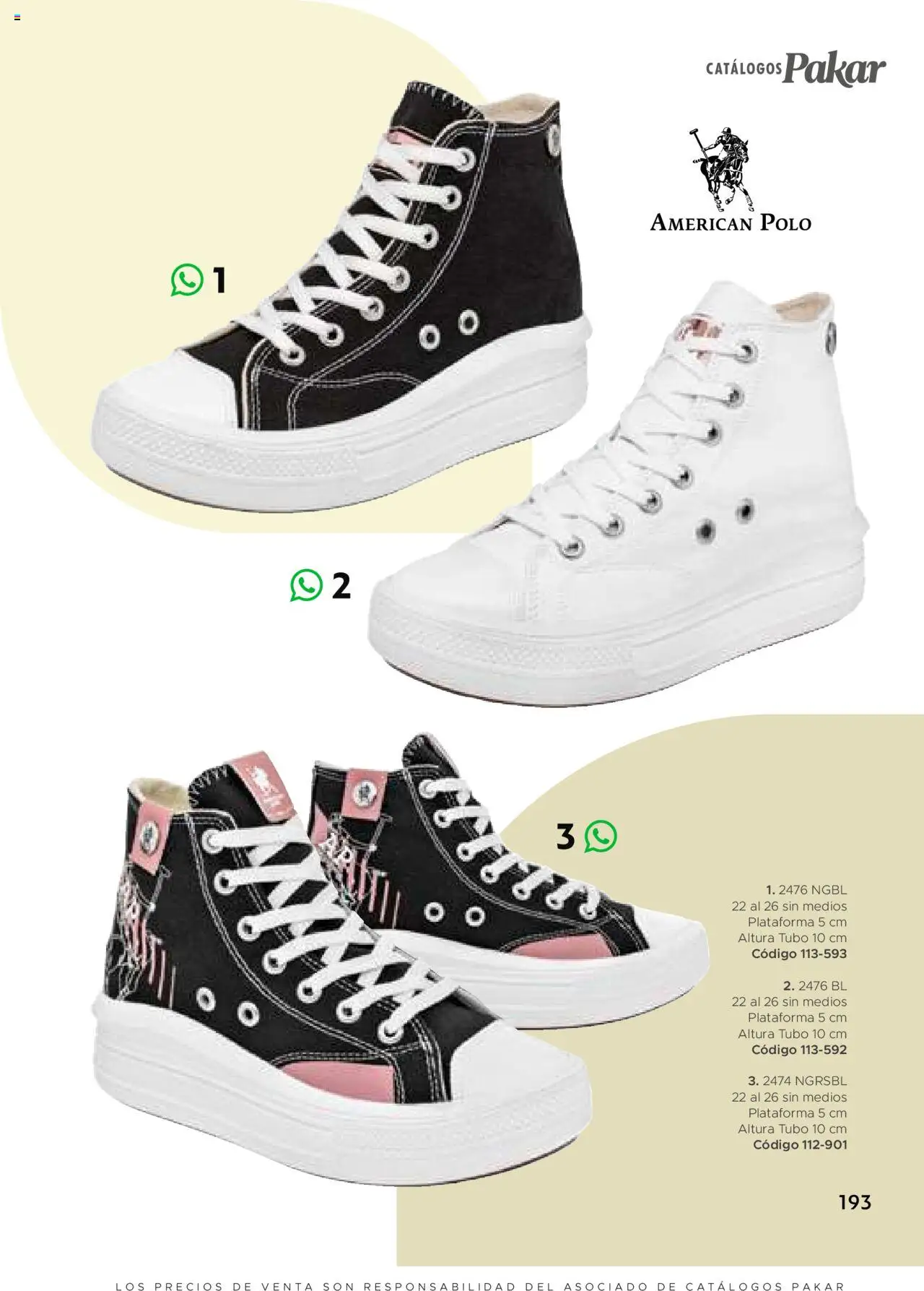 Nuevas ofertas de SC Pakar válidas en toda la República Mexicana desde el 24.07.2025. ¡Encuentra las mejores ofertas en SC Pakar - Catálogo Bota! | Página: 193