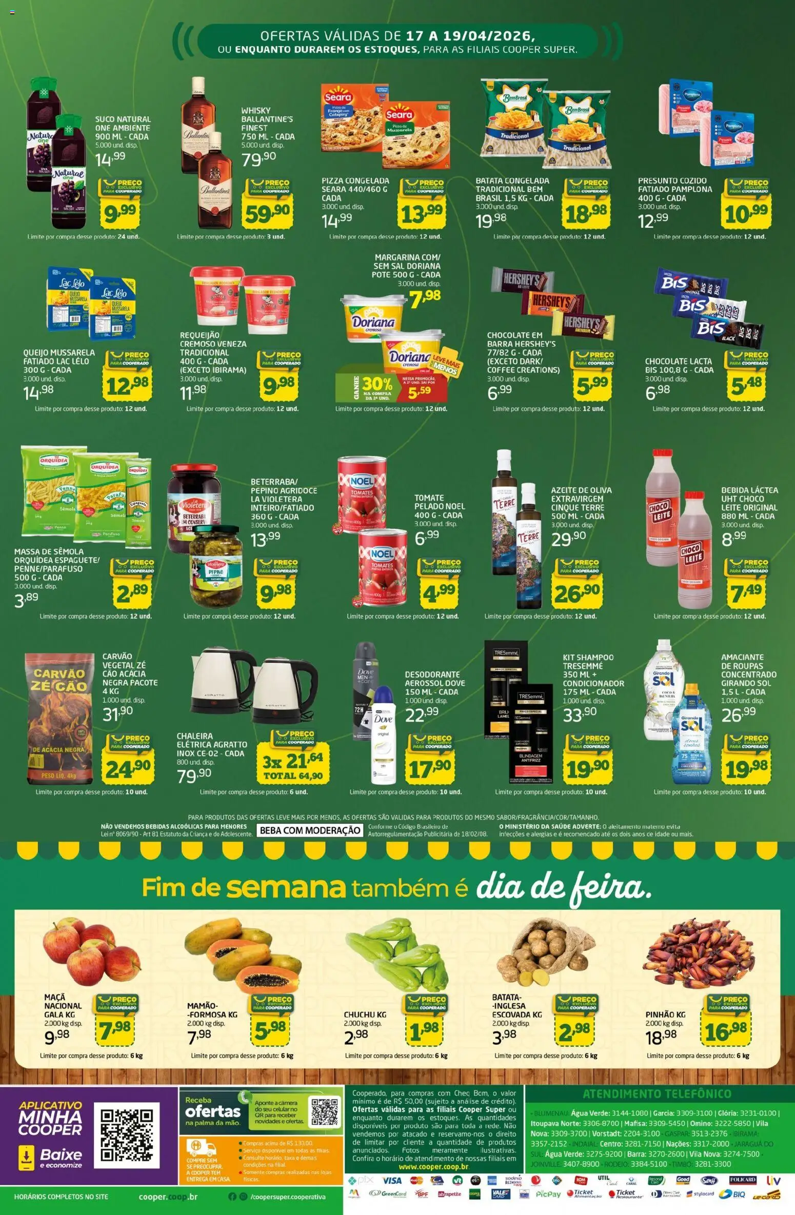 Cooper Folheto - válido de 17.04.2026 | Página: 2 | Produtos: Beterraba, Condicionador, Whisky, Bebida