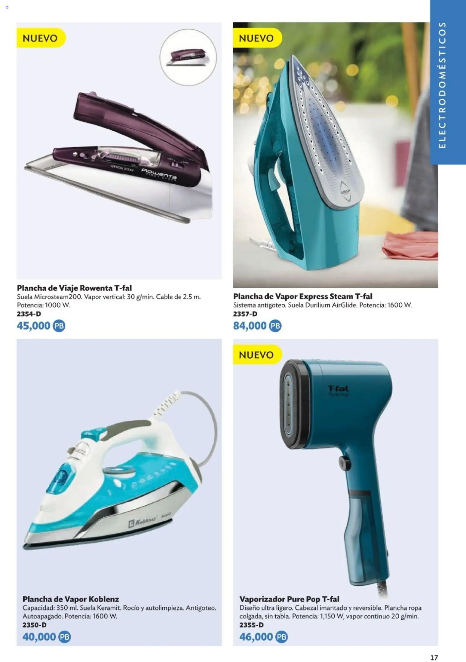 Nuevas ofertas de Betterware válidas en toda la República Mexicana desde el 05.01.2026. ¡Encuentra las mejores ofertas en Betterware Catálogo de Premios! | Página: 17 | Productos: Cable, Plancha, Ropa